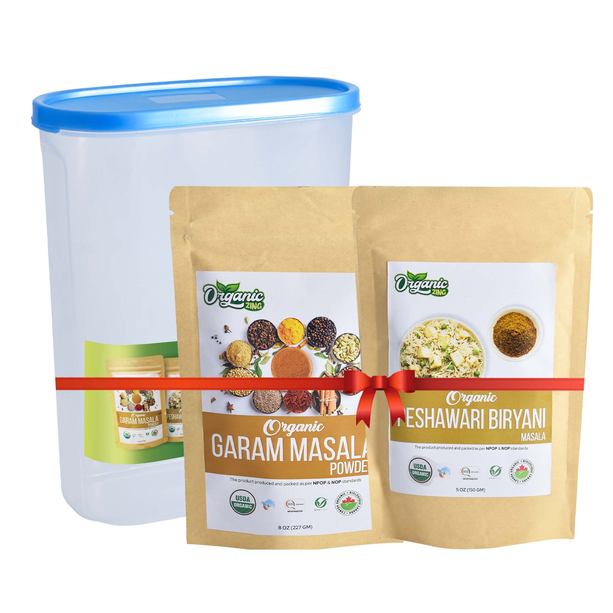 Organiczing Combo Kit Organiczing Combo Kit Organic Garam Masala & Peshawari Biryani Masala Gift Combo With Attractive Jar