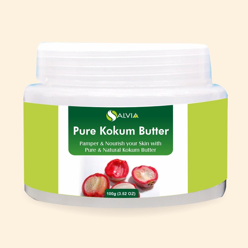 Salvia Body Butters,Body Butter & Body Milk 100gm Kokum Butter (Garcinia Indica) Natural and Pure