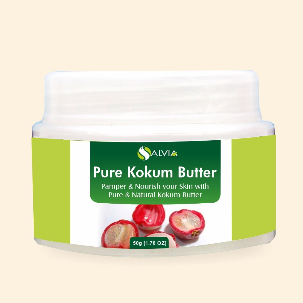 Salvia Body Butters,Body Butter & Body Milk 50gm Kokum Butter (Garcinia Indica) Natural and Pure