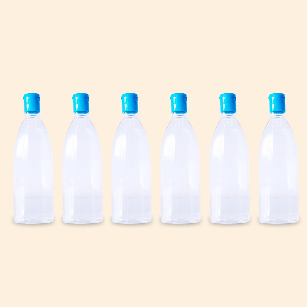 Shoprythm Myoc MYOC Clear Plastic Empty Squeeze Bottle with Disc Top Flip Cap Refillable Reusable