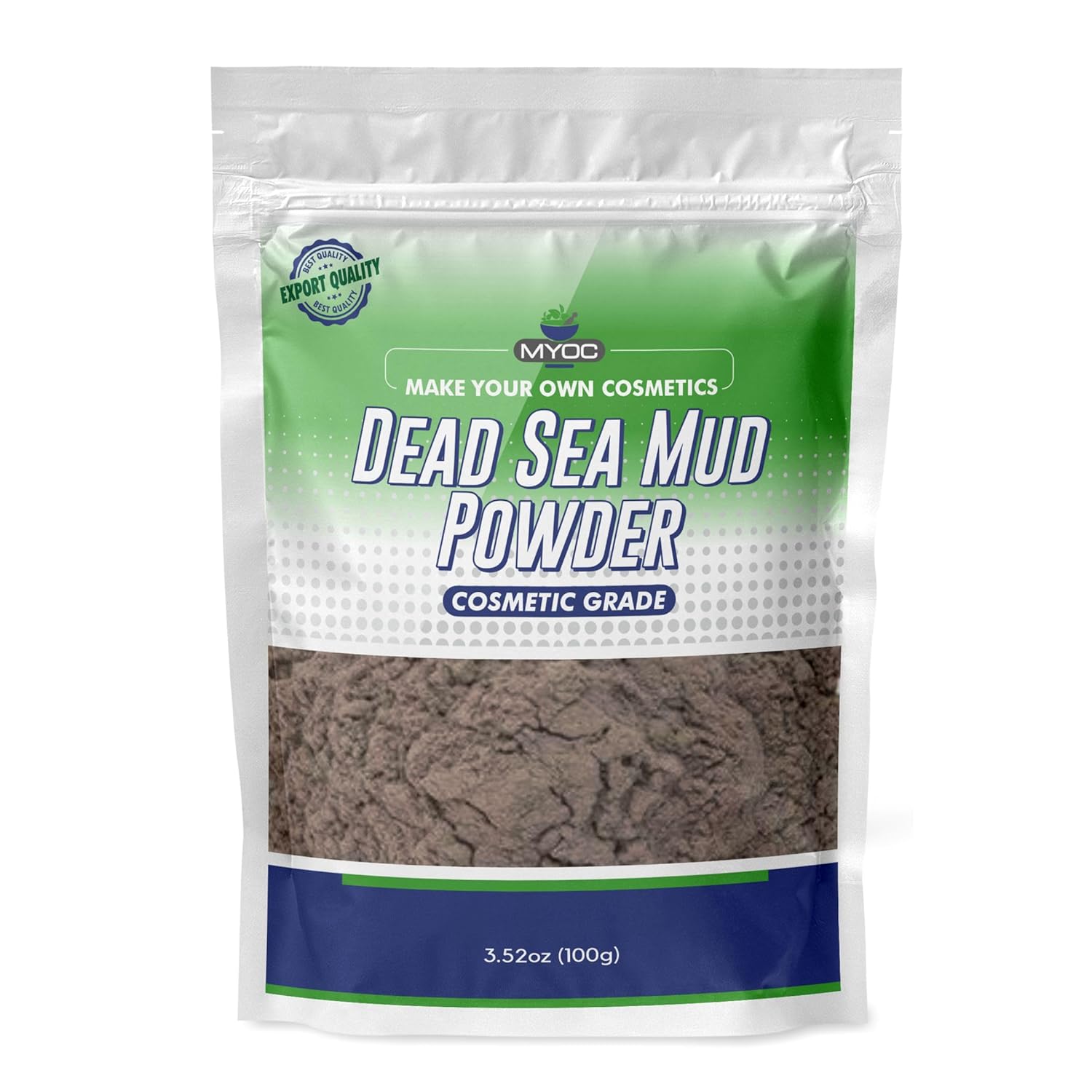 Myoc Dead Sea Mud Powder – 100% Natural Mineral-Rich Cosmetic Raw