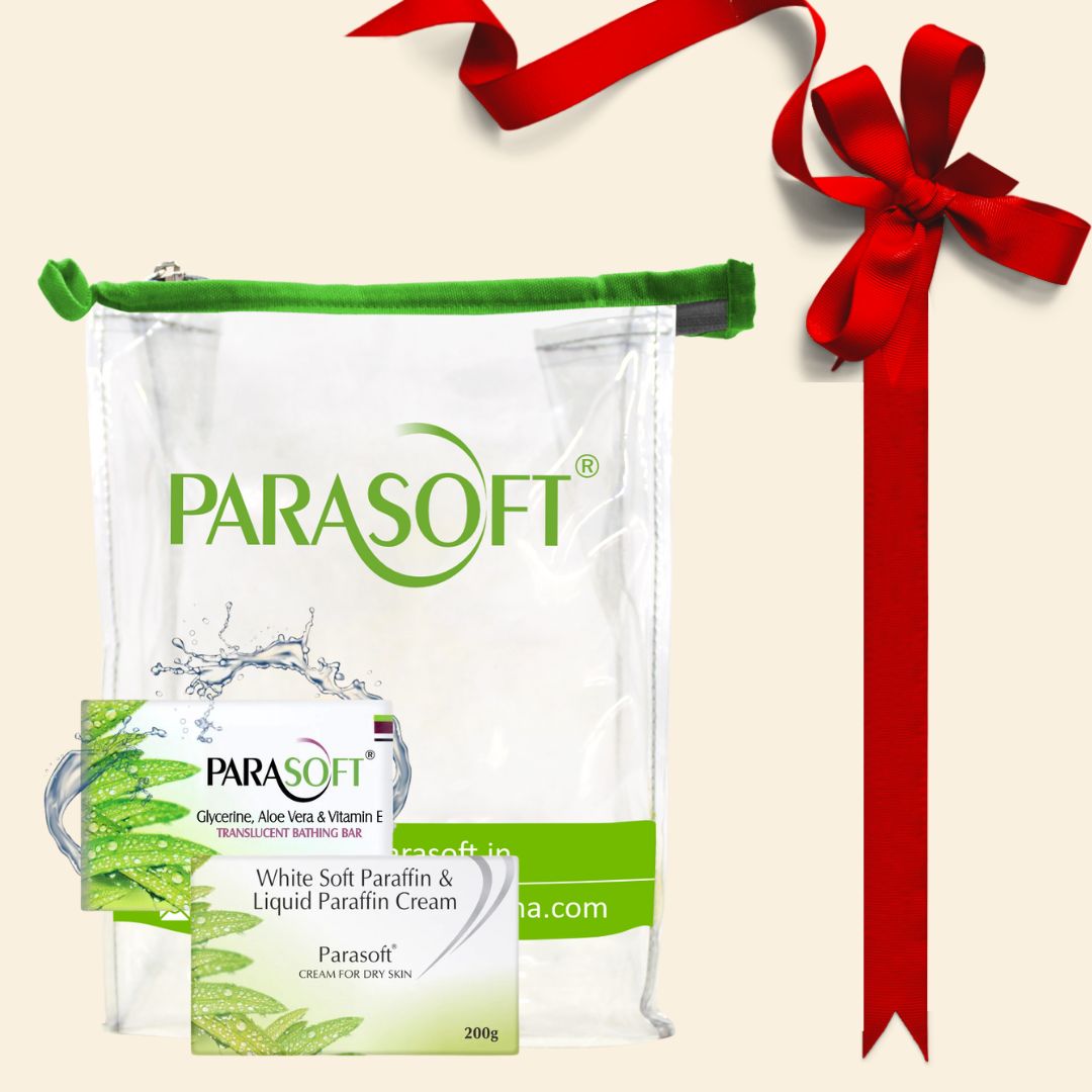 shoprythmindia Dry Skin Care Combo Parasoft Soap & Cream Gift Combo Set