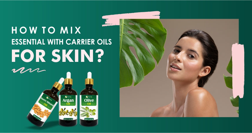 mixing essential oils with carrier oil for skin