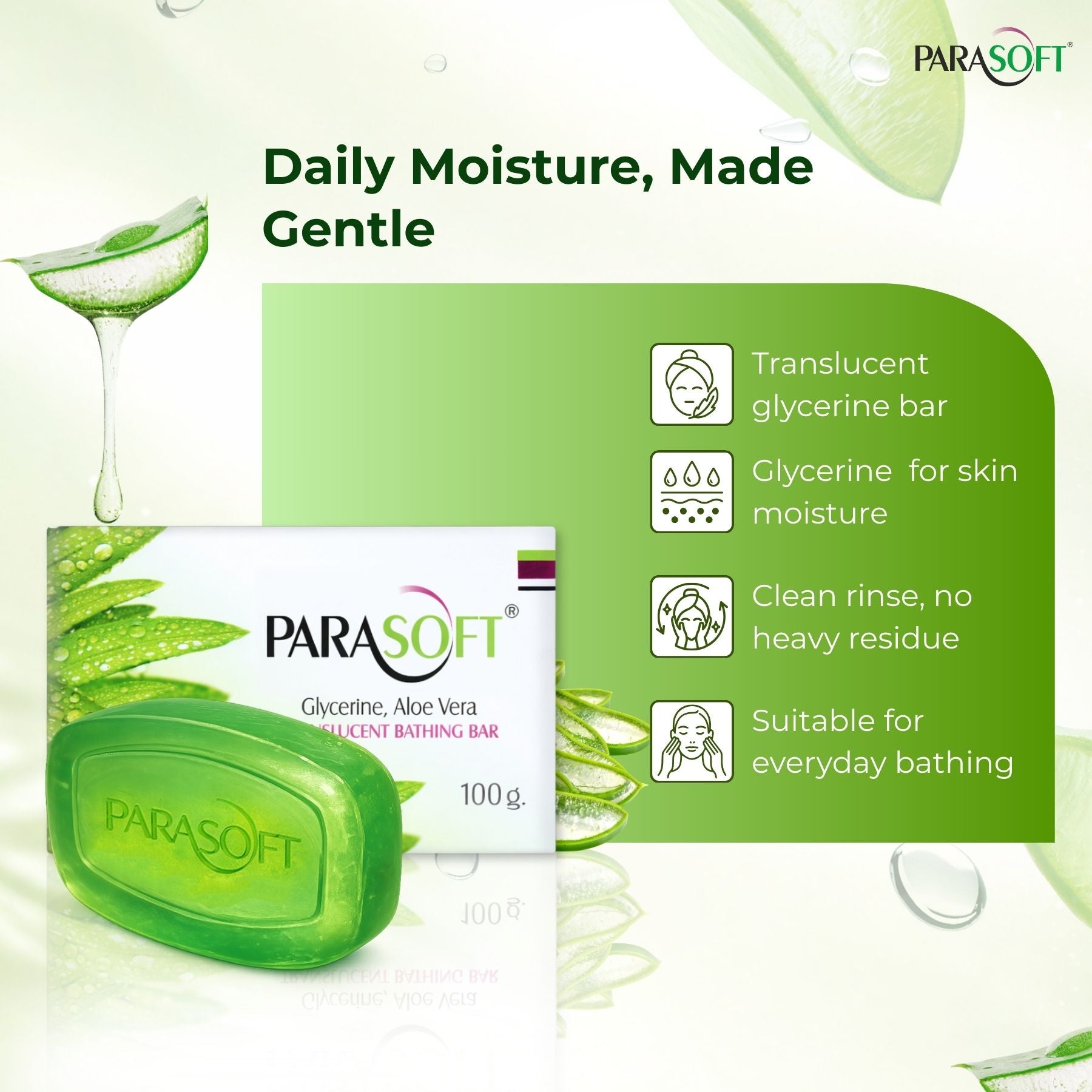 Salve Parasoft Soap 4x100g (Pack)