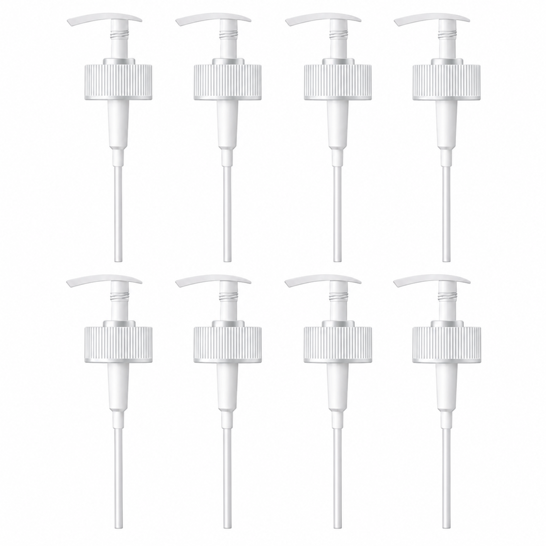 White Pump Dispenser Bottles 500ml