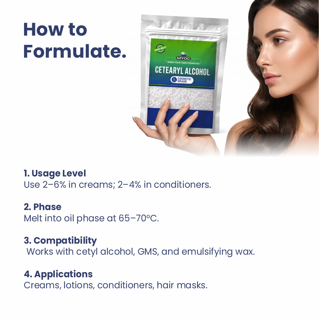 Cosmetic Grade Cetearyl Alcohol