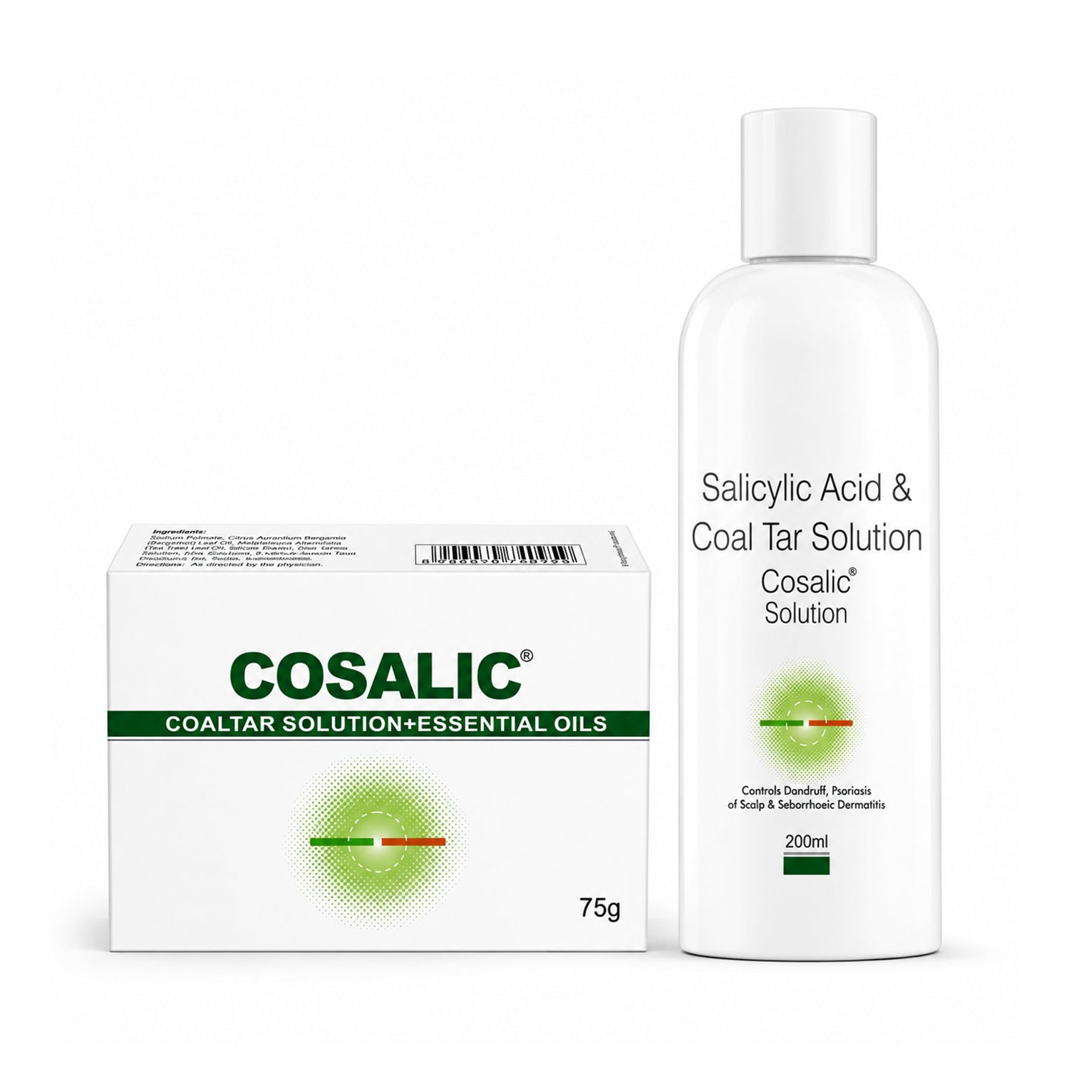 Cosalic Coaltar Soap and Solution Combo