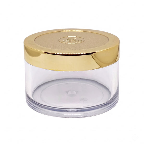 Empty Transparent San Jars with Golden Cap 15g