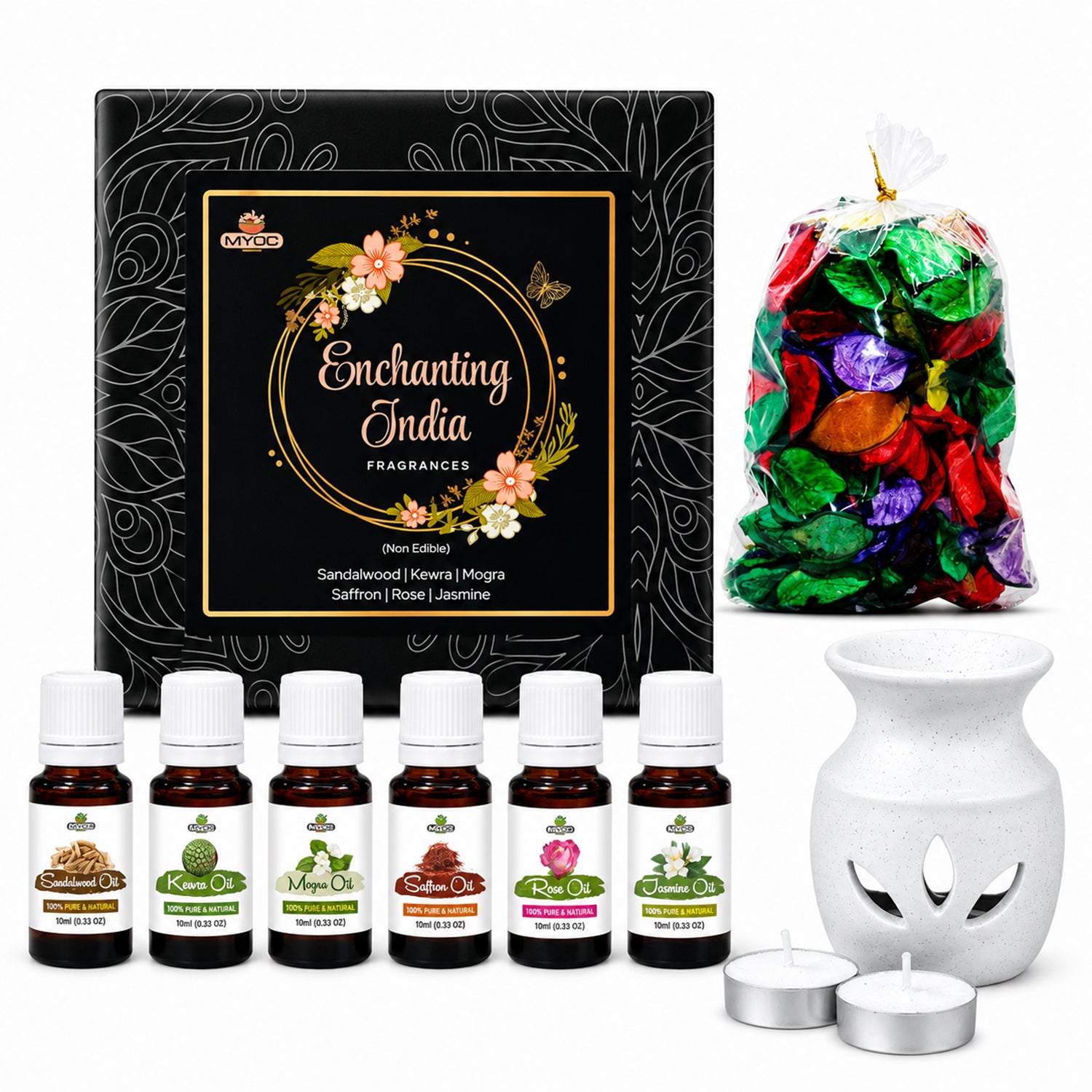 Enchanting India Diffuser Gift Combo Kit