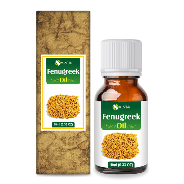 Salvia Fenugreek Essential Oil 10ml to 25L, Hair Growth Support, Anti-Inflammatory, Scalp Health
