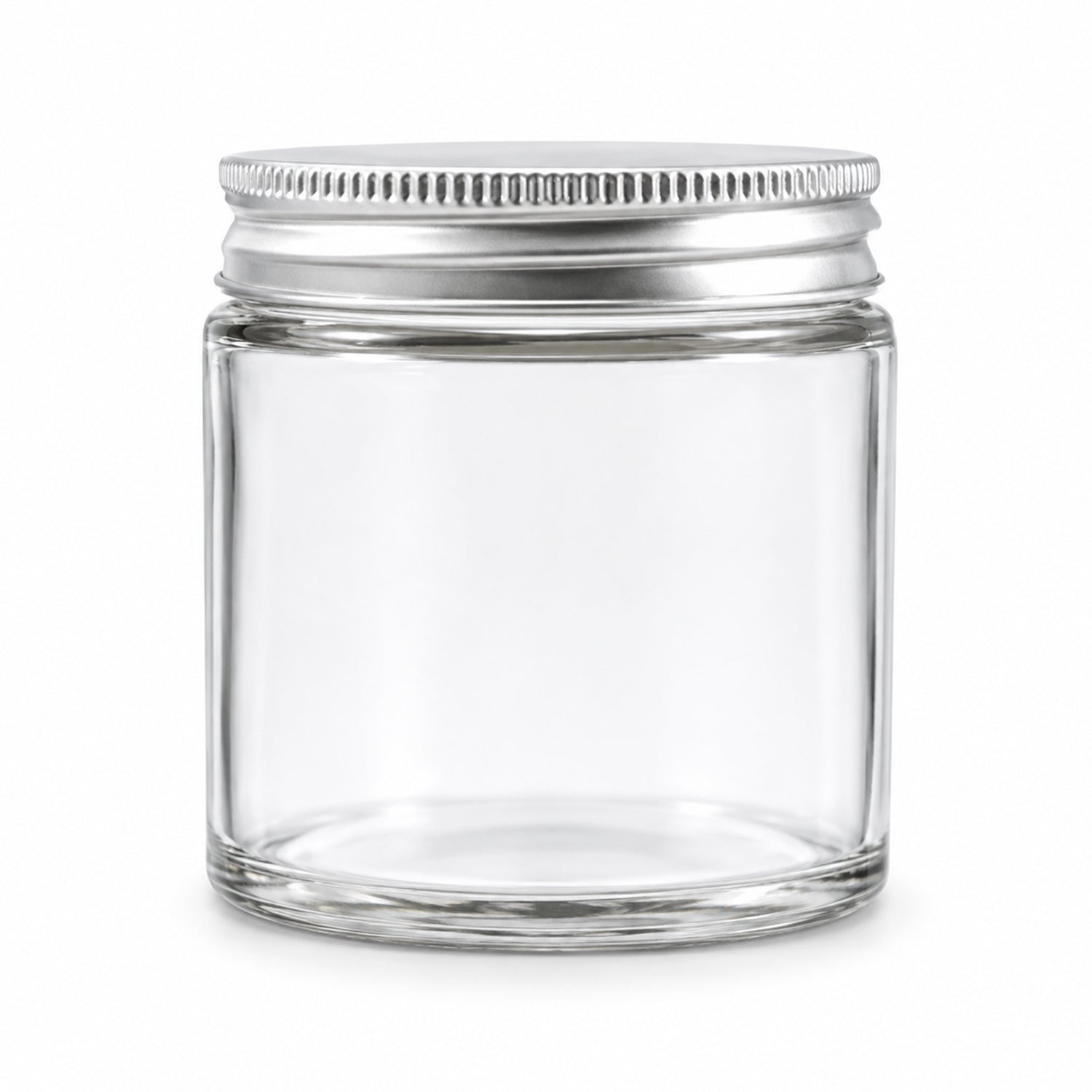 Glass jar with ALUMINIUM CAP
