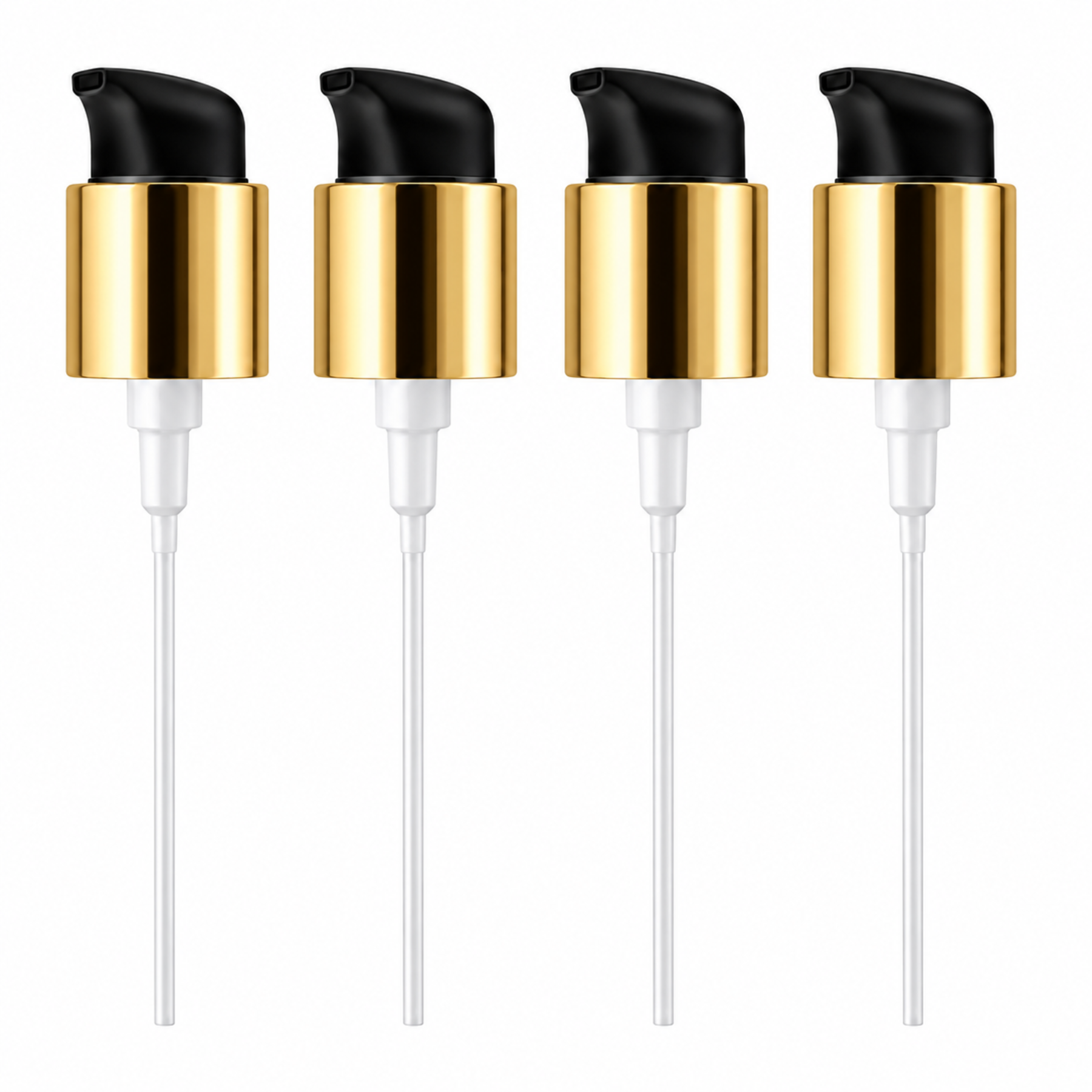 Gold Pump Dispenser Bottles 100ml