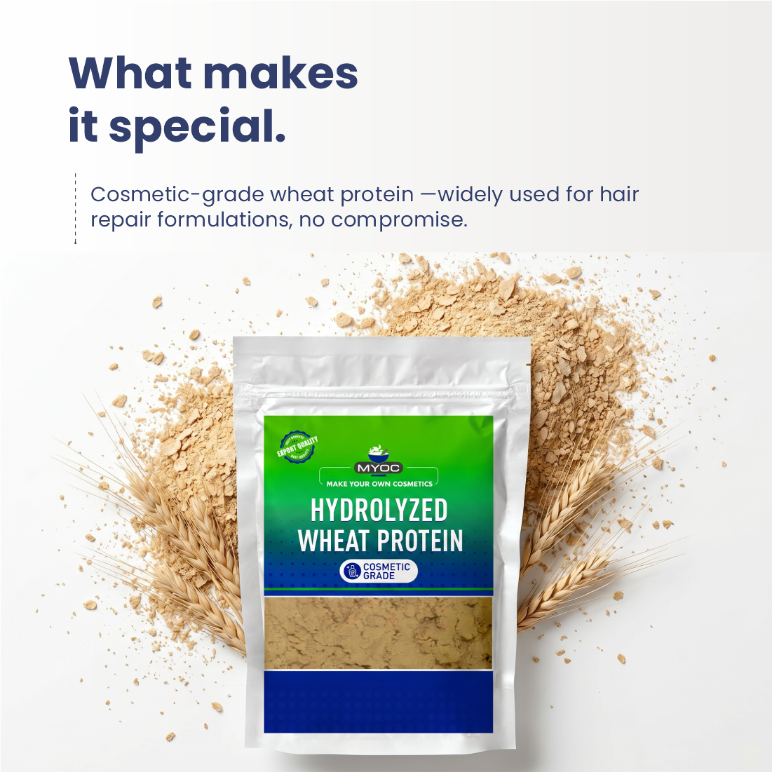 Hydrolysed wheat protein