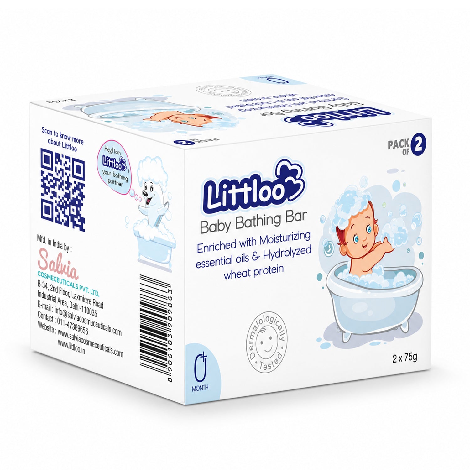 Littloo Baby Bathing Bar