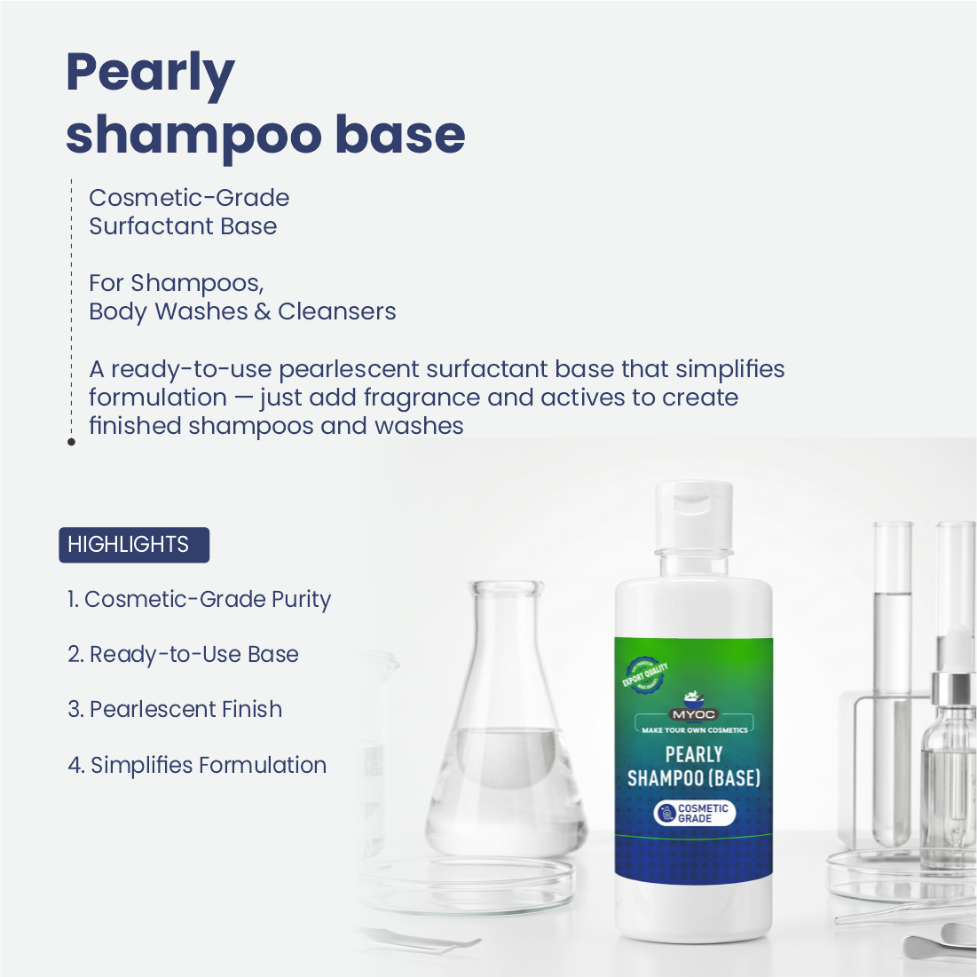 Pearly shampoo base