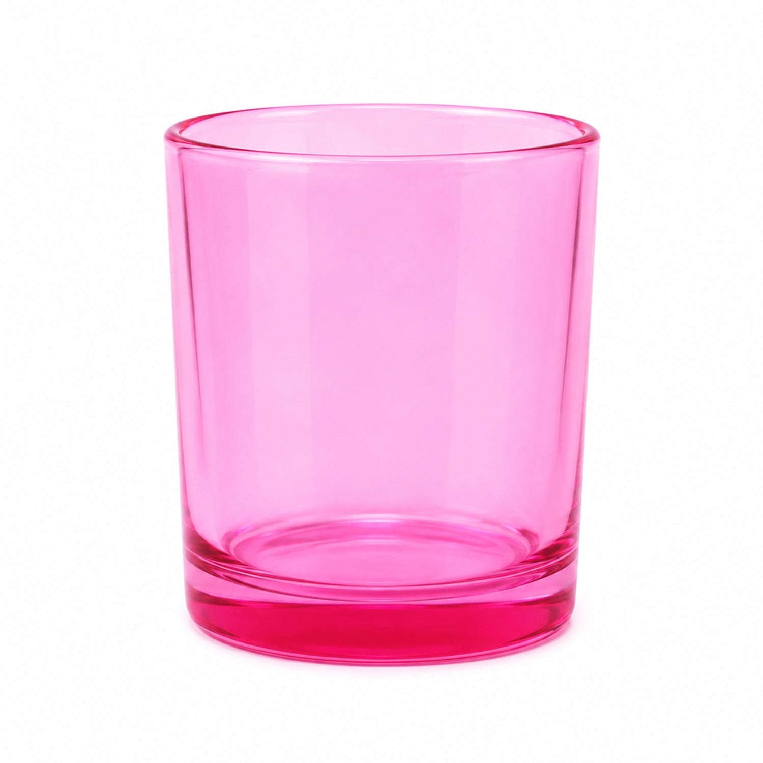Pink Glass Candle Jar