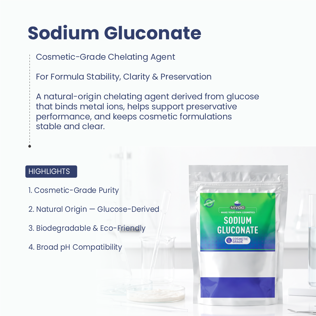 MYOC Sodium Gluconate Powder
