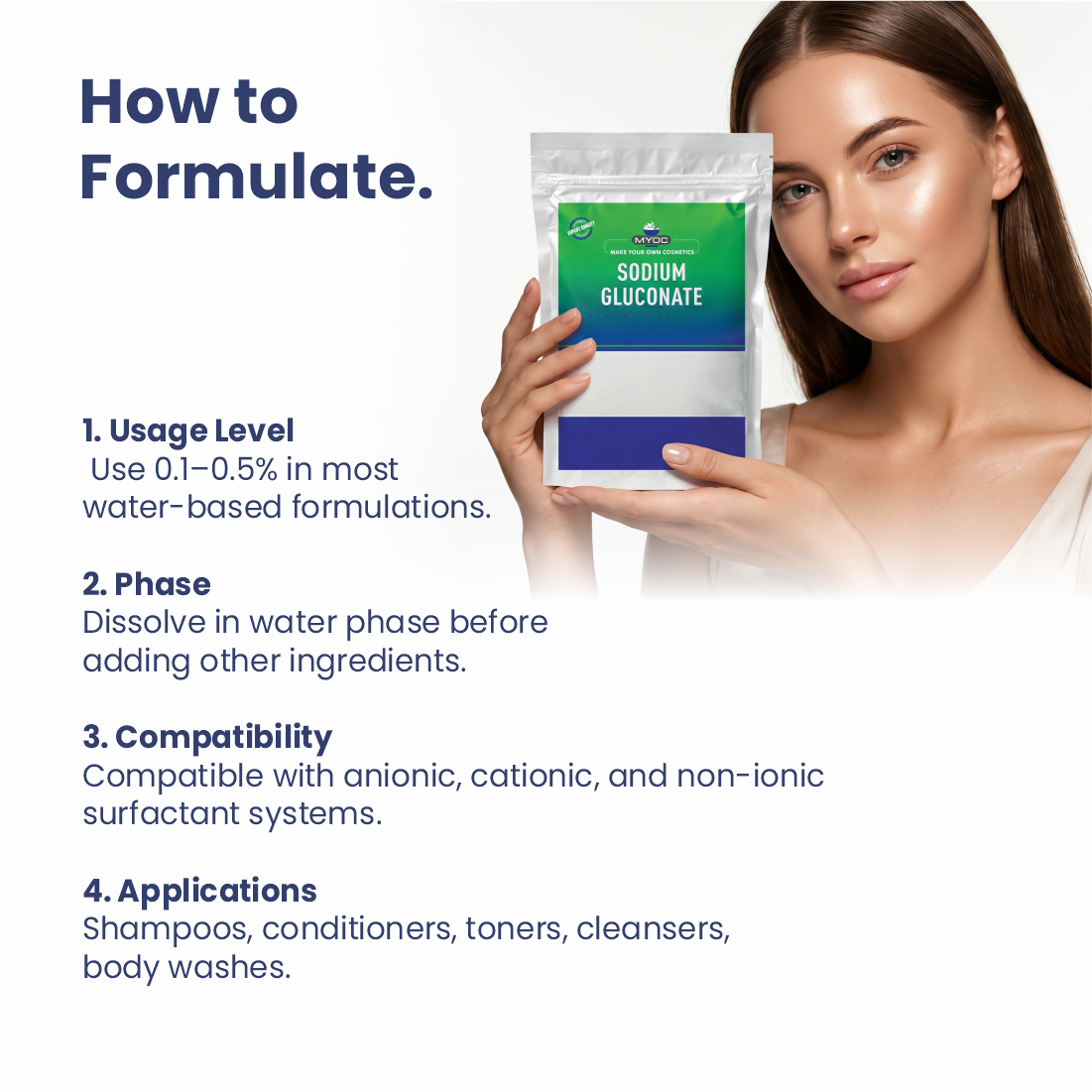 MYOC Sodium Gluconate Powder
