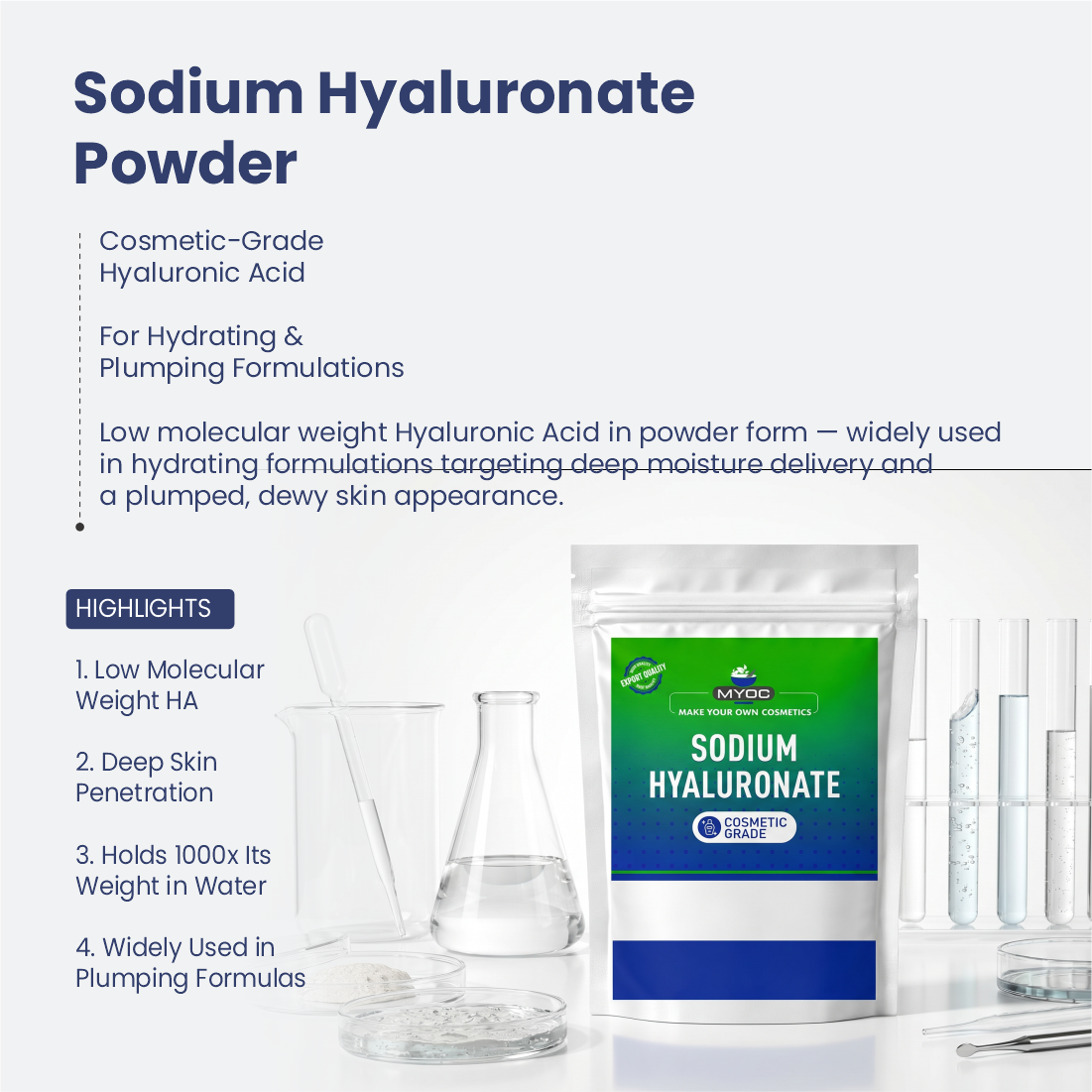 MYOC Sodium Hyaluronate Powder