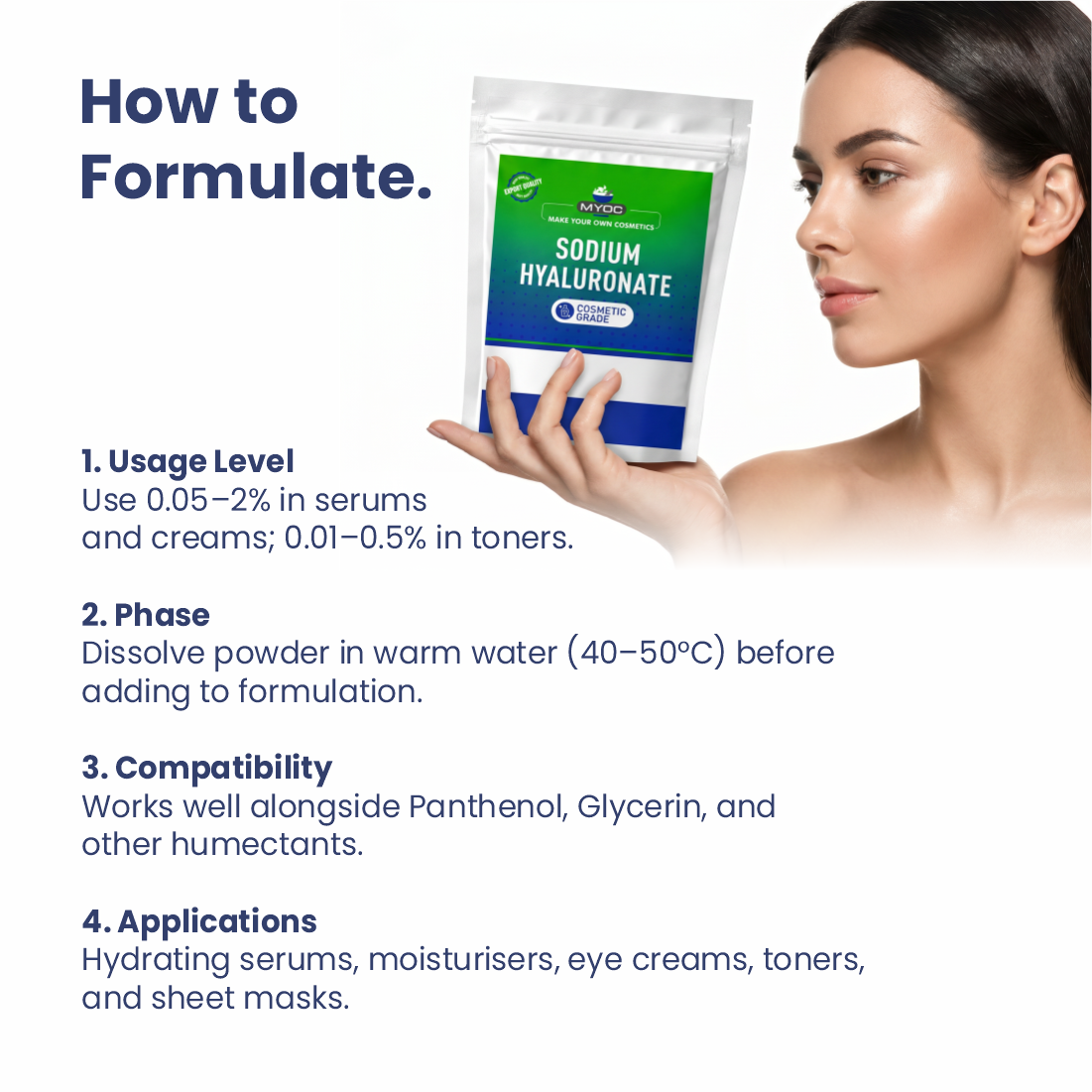 MYOC Sodium Hyaluronate Powder