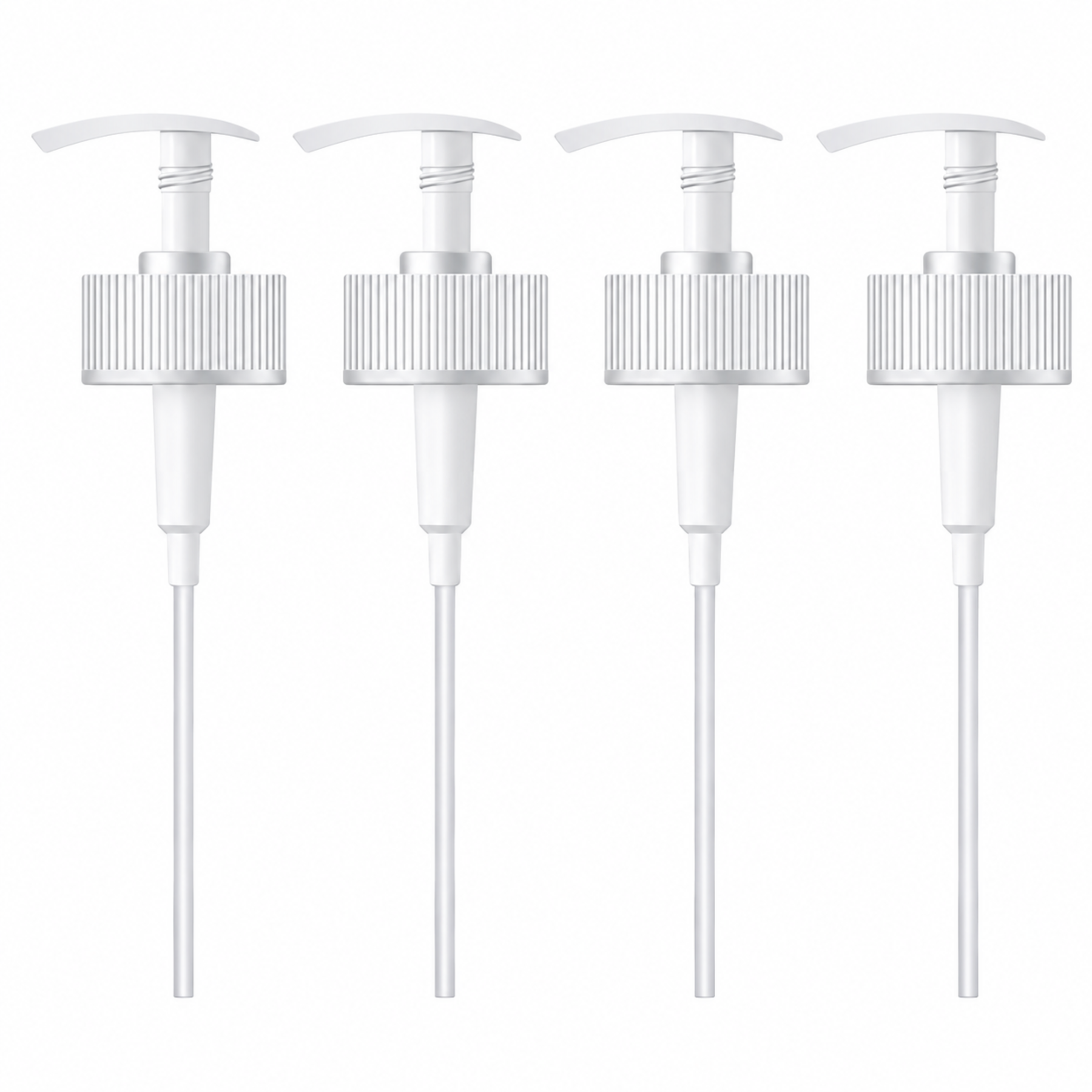 White Pump Dispenser Bottles 500ml