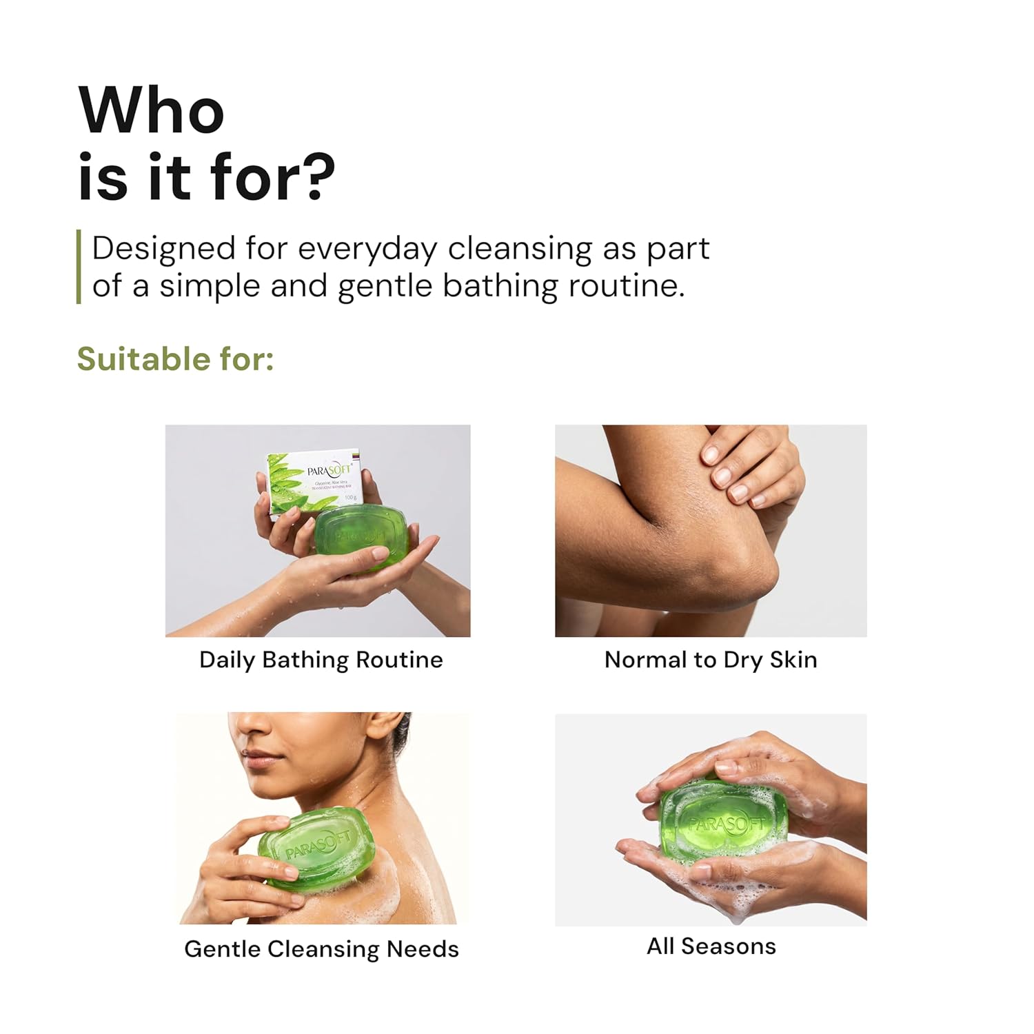 Normal to dry skin