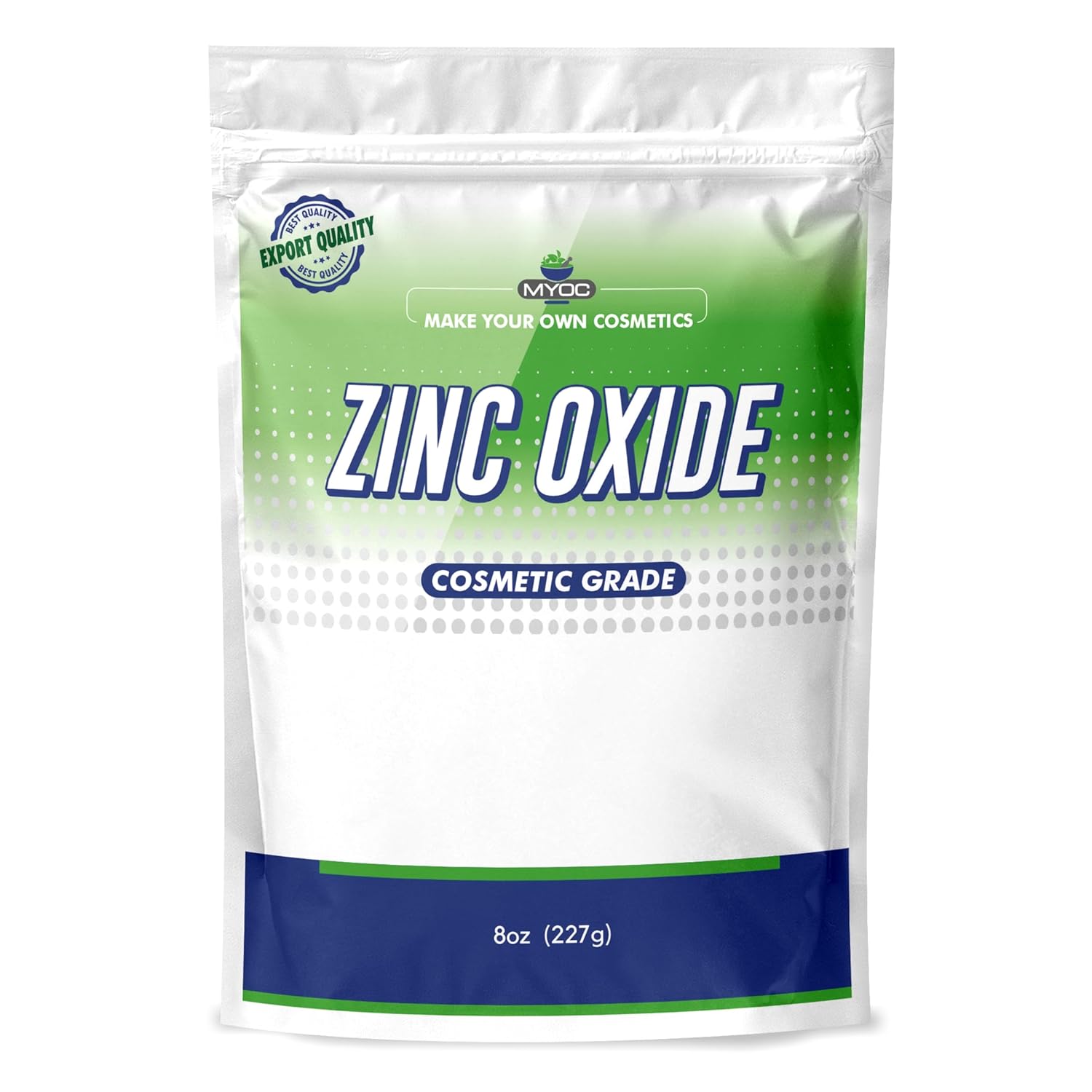 MYOC White Zinc Oxide Powder, Sun Protection, Skin Soothing, Anti-Rash