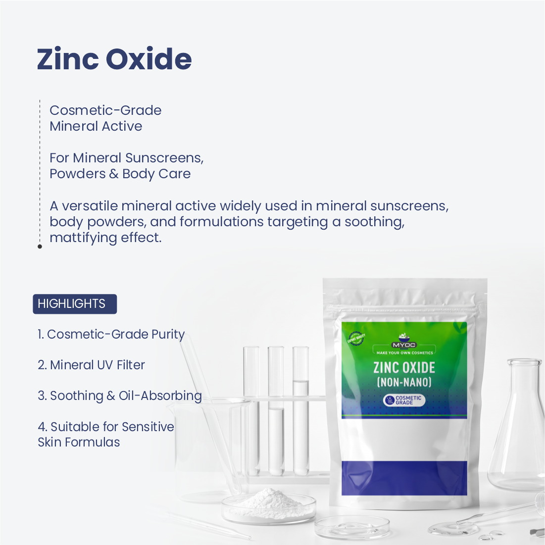 White Zinc Oxide Powder