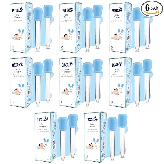 Littloo Littloo Pack of 8 Littloo Baby Medicine Dropper