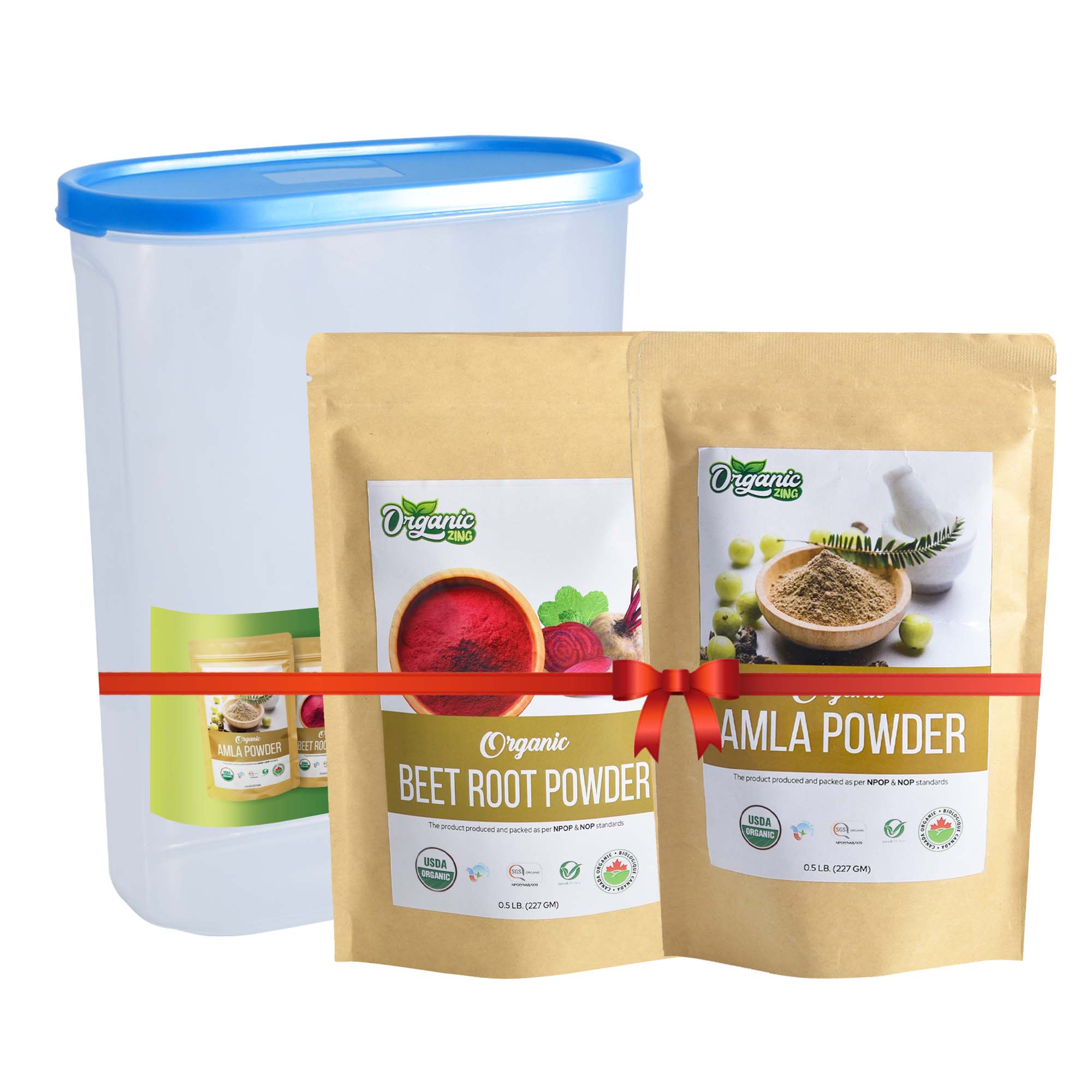 Organiczing Combo Kit Organiczing Combo Kit Amla Powder & Beetroot Powder Combo With Attractive Jar