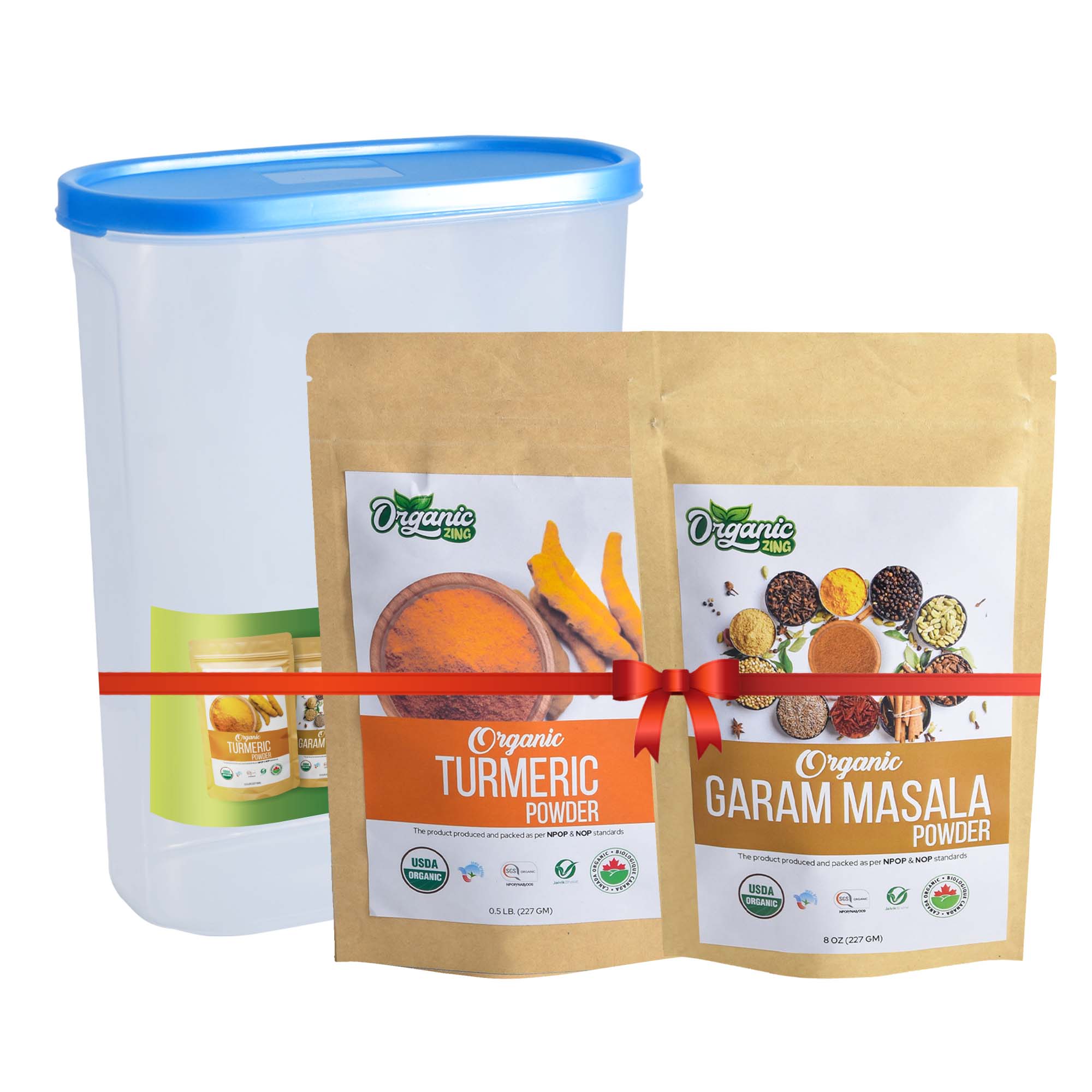 Organiczing Combo Kit Organiczing Combo Kit Organic Turmeric Powder & Garam Masala Gift Combo With Attractive Jar