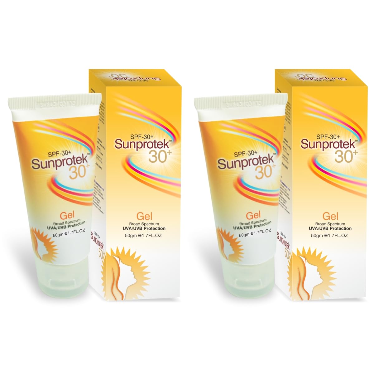 Salve Sunprotek,Father's day Pack of 2 Sunprotek SPF 50+ Sunscreen Gel With UVA/UVB protection
