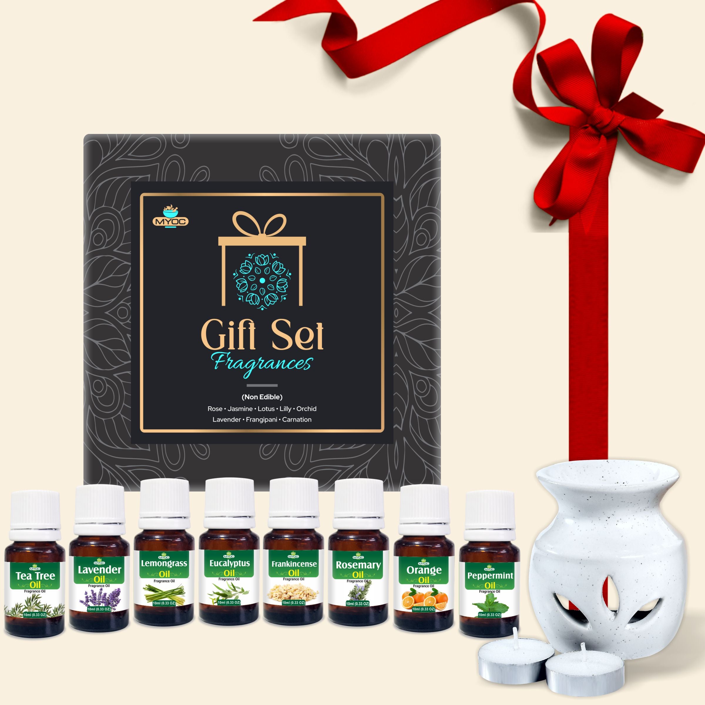Salvia Aroma Diffuser Oils Gift Combo Kit (Set of 8)