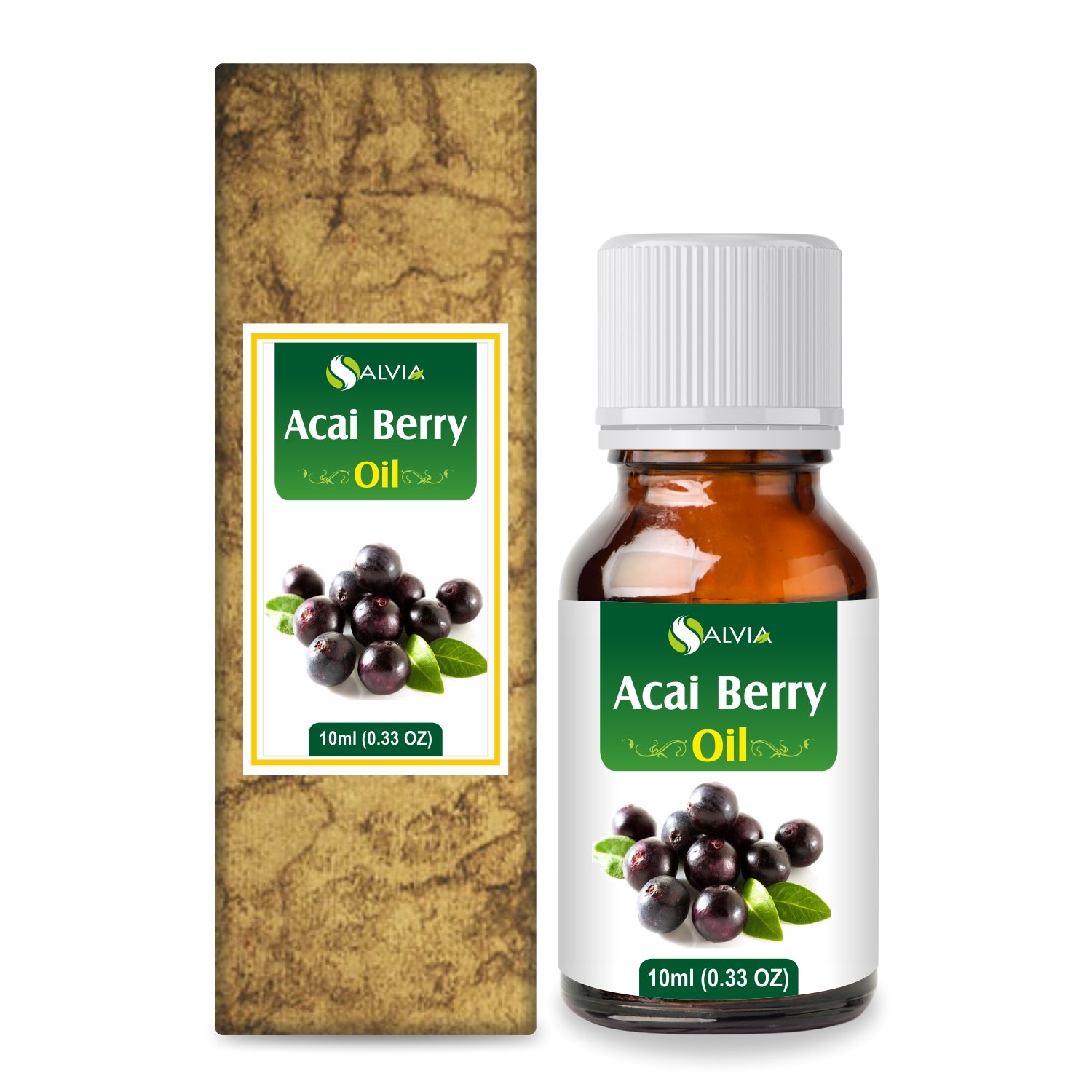 Salvia Best Products Carrier Oils, Essential Oils for Aromatherapy, Natural Carrier Oils, Products, Salvia 10ml Acai Berry Oil 100% Natural Pure Carrier Oil