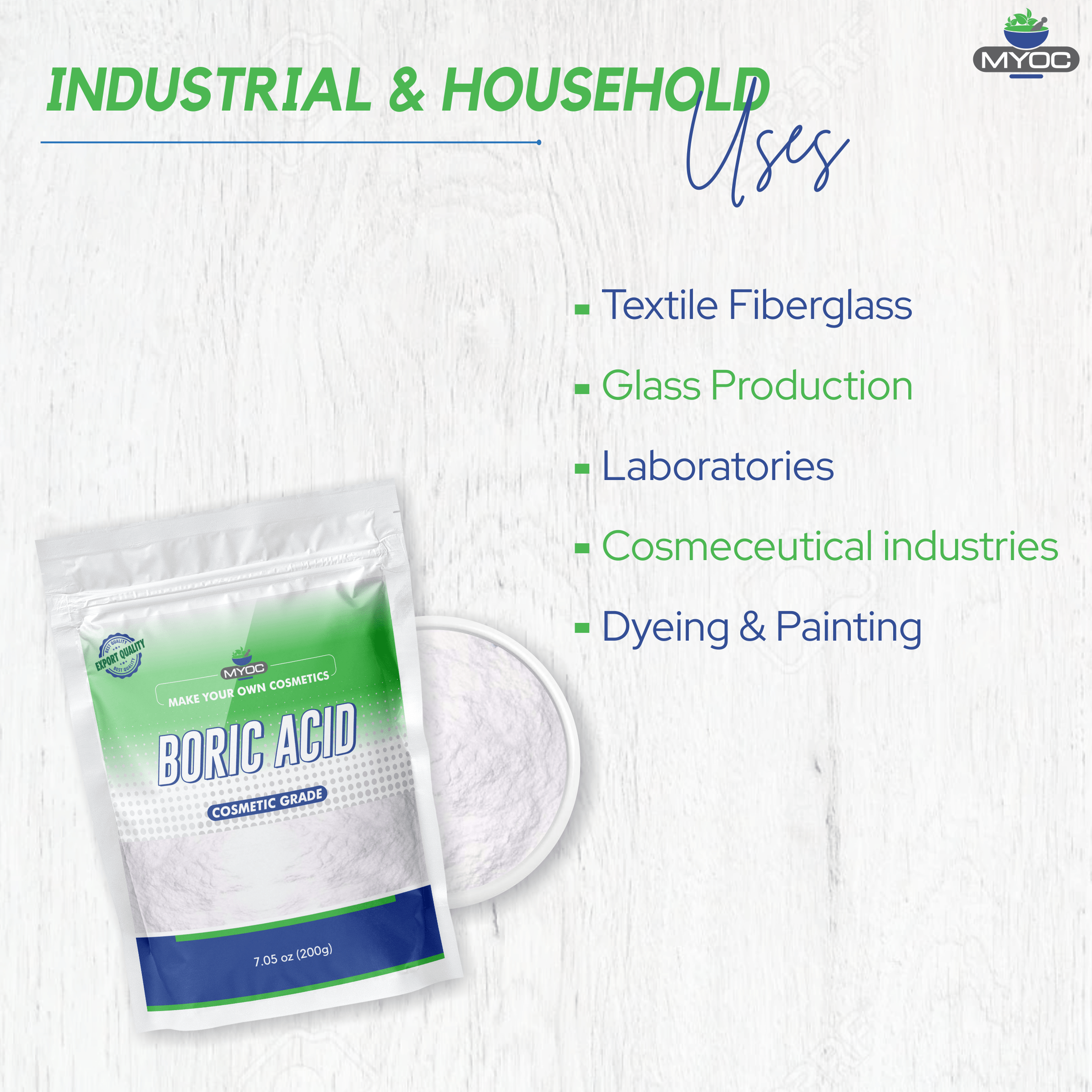 Salvia Cosmetic Raw Material Boric Powder