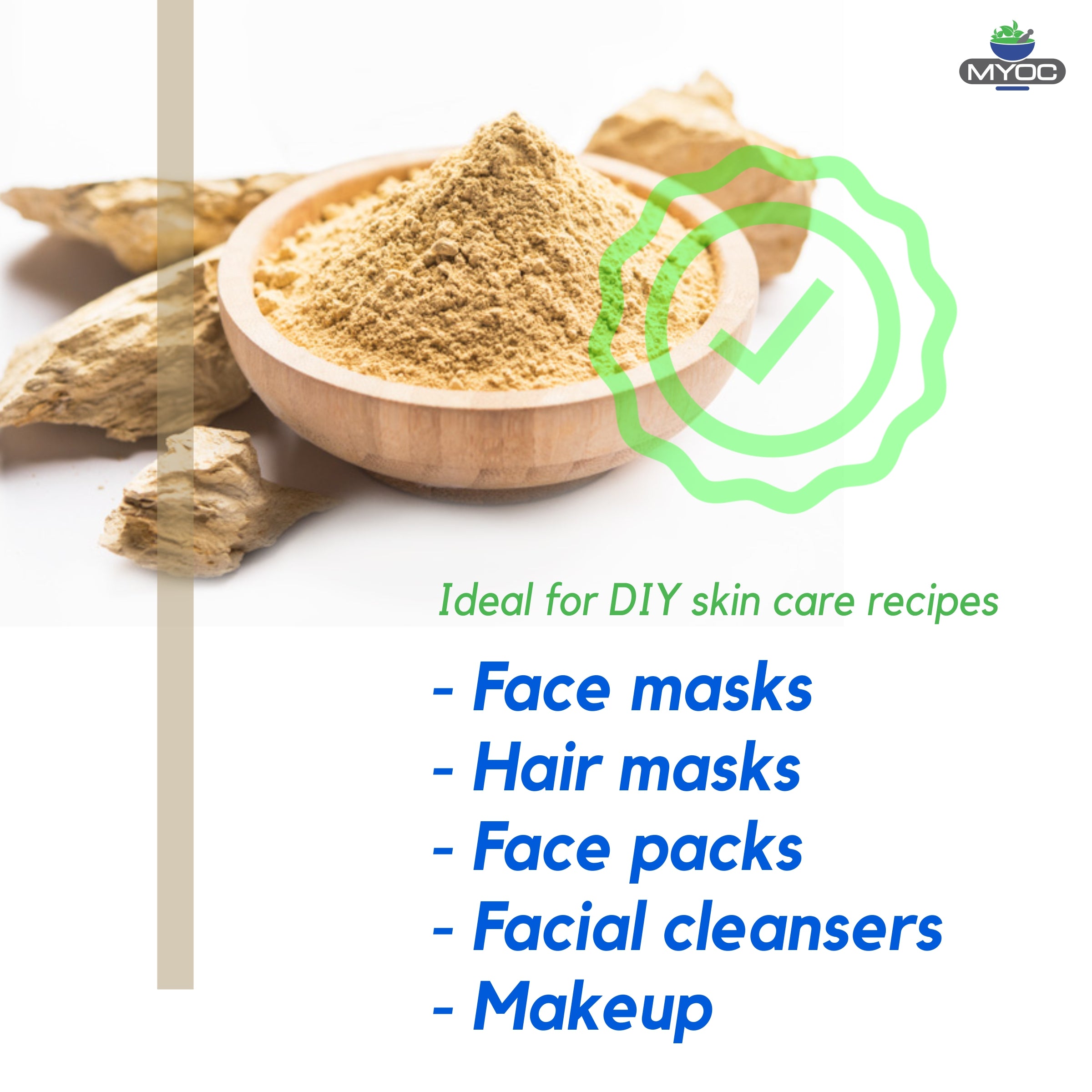 Salvia Cosmetic Raw Material List,Preservatives & Stabilizers Myoc Fuller's Earth Powder