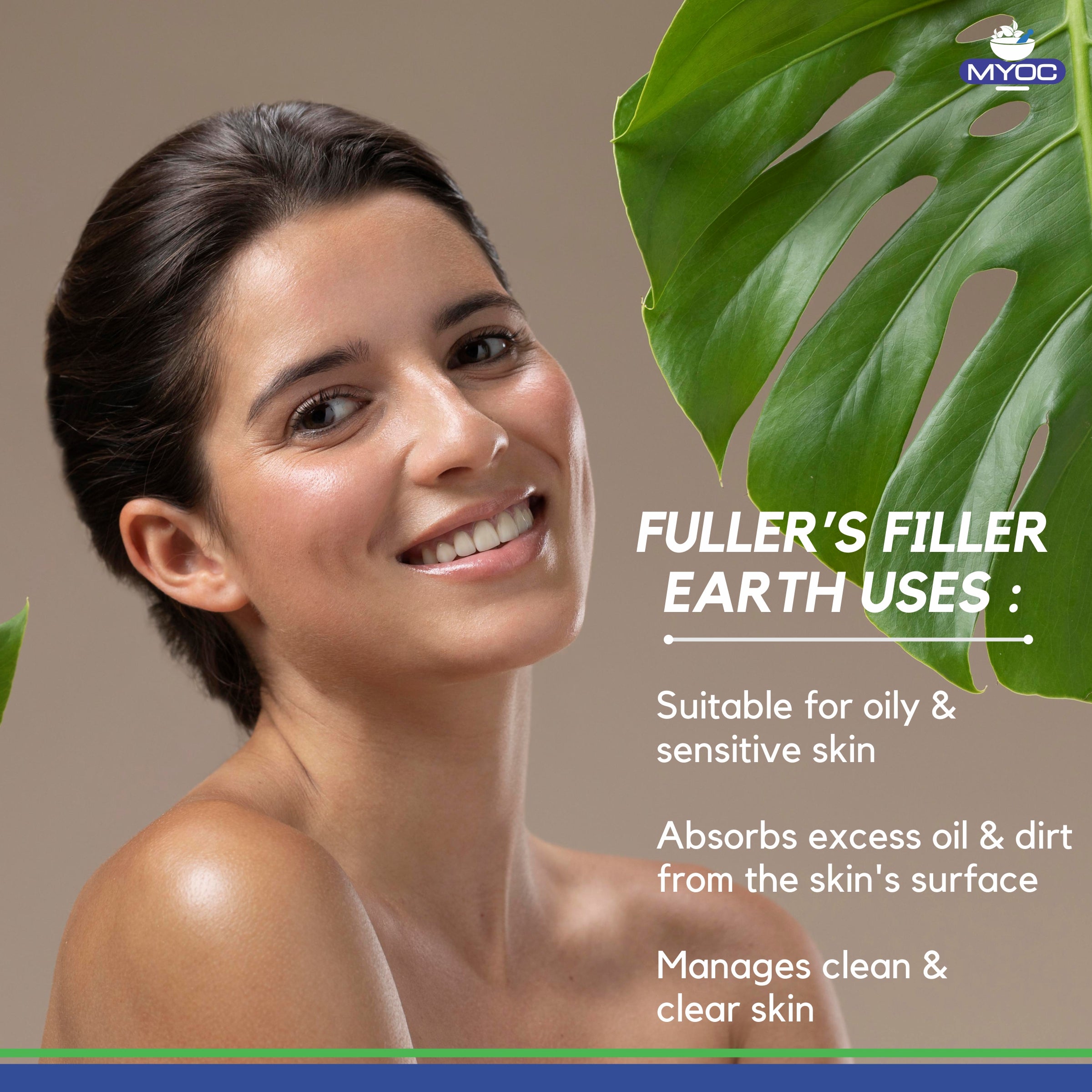 Salvia Cosmetic Raw Material List,Preservatives & Stabilizers Myoc Fuller's Earth Powder