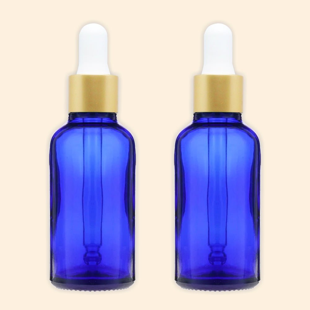 Salvia Glass Amber Bottles Amber Blue Color Bottles 30ml