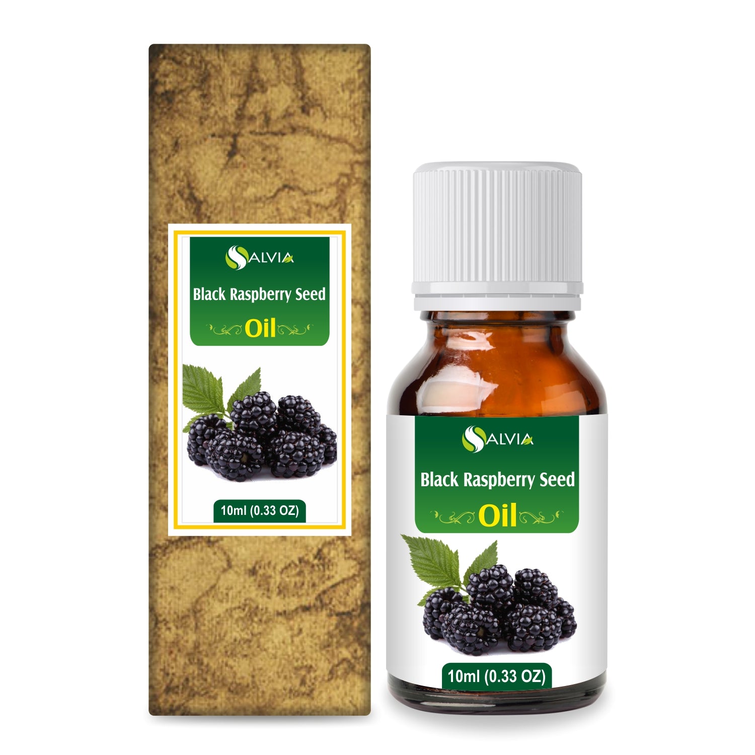 Salvia Natural Carrier Oils 10ml Black Raspberry Seed Oil for hair
