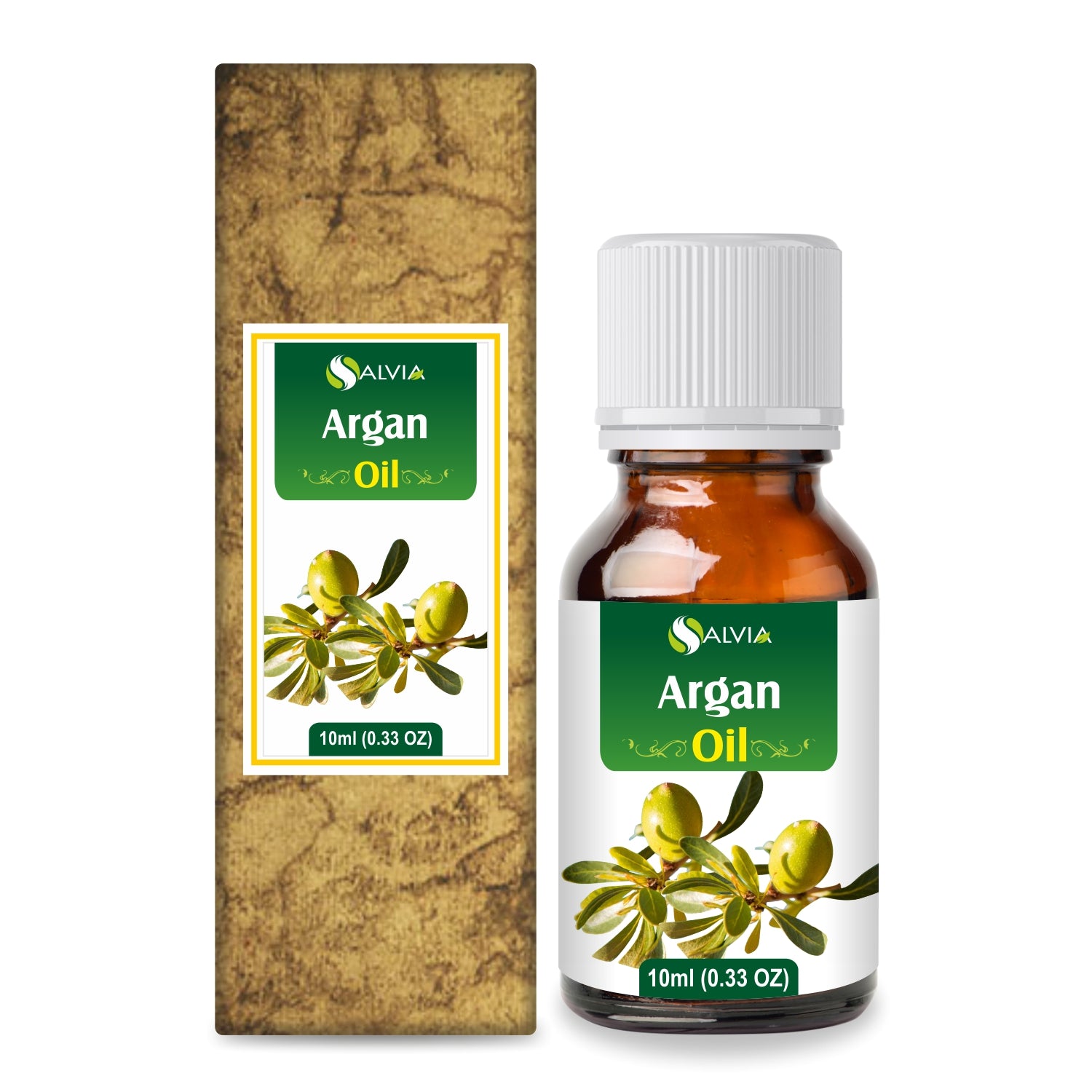 Salvia Natural Carrier Oils,Dry Skin,Anti Ageing,Moisturizing Oil,Anti-ageing Oil,Best Essential Oils for Skin 10ml Argan Oil