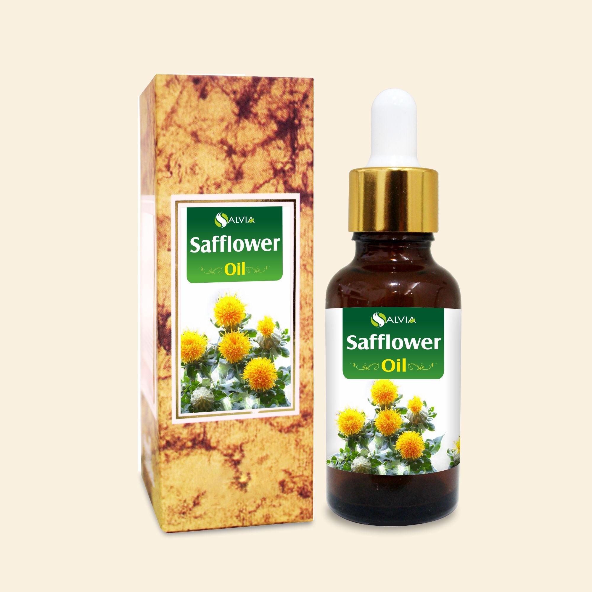 Salvia Natural Carrier Oils Safflower Oil (Cympopogan Martini) 100% Natural Pure Carrier Oil