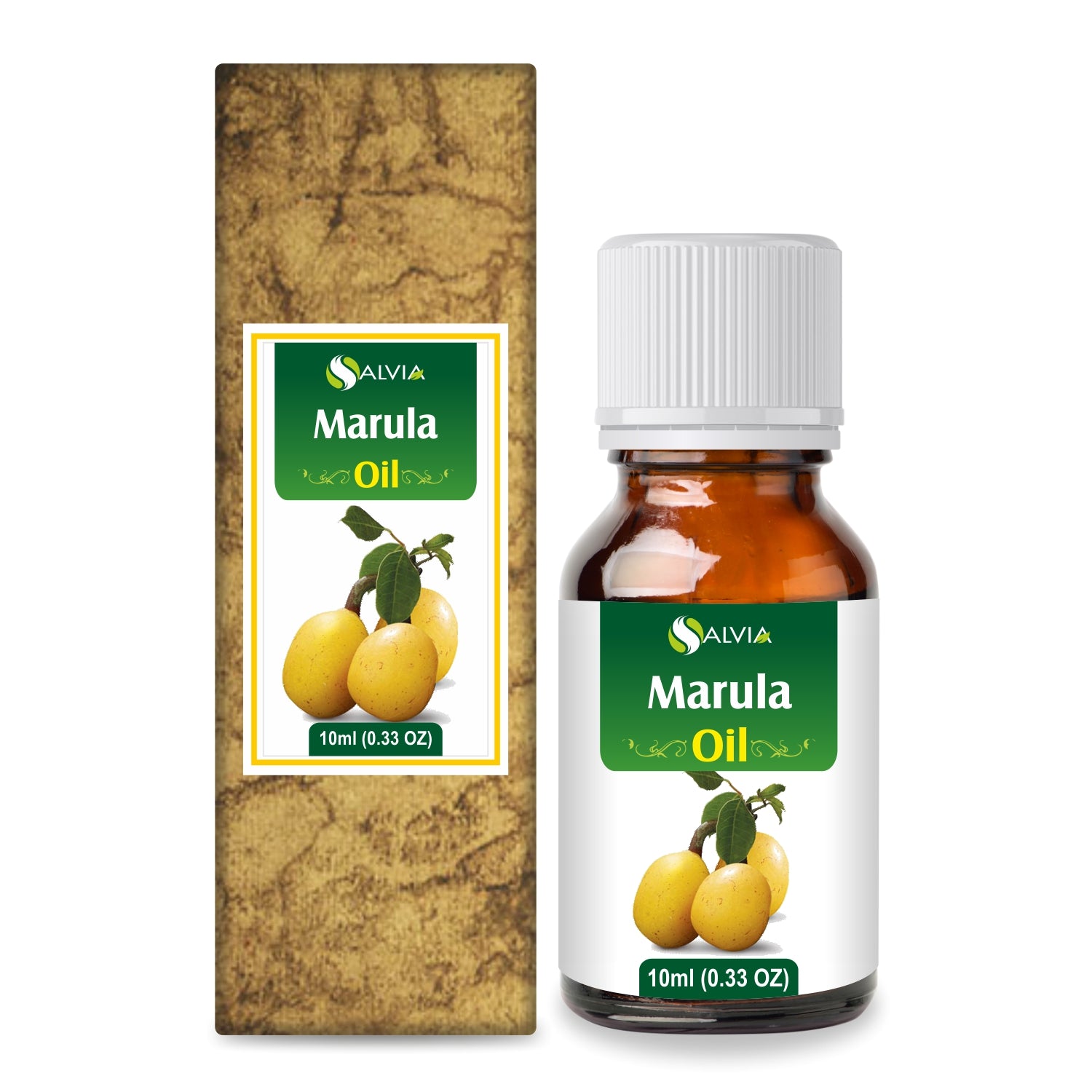 Salvia Natural Carrier Oils,Skin Darkening 10ml Marula Essential Oil
