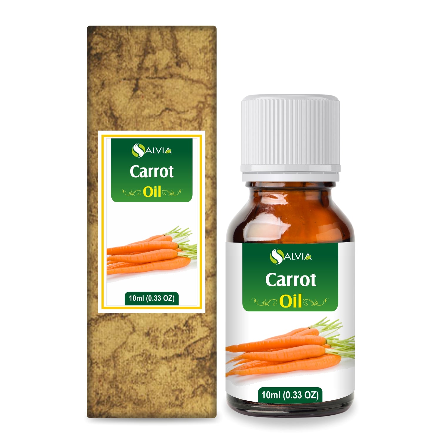 Salvia Natural Essential Oils 10ml Carrot Oil (Daucus carota) Pure Undiluted Natural Essential Oil