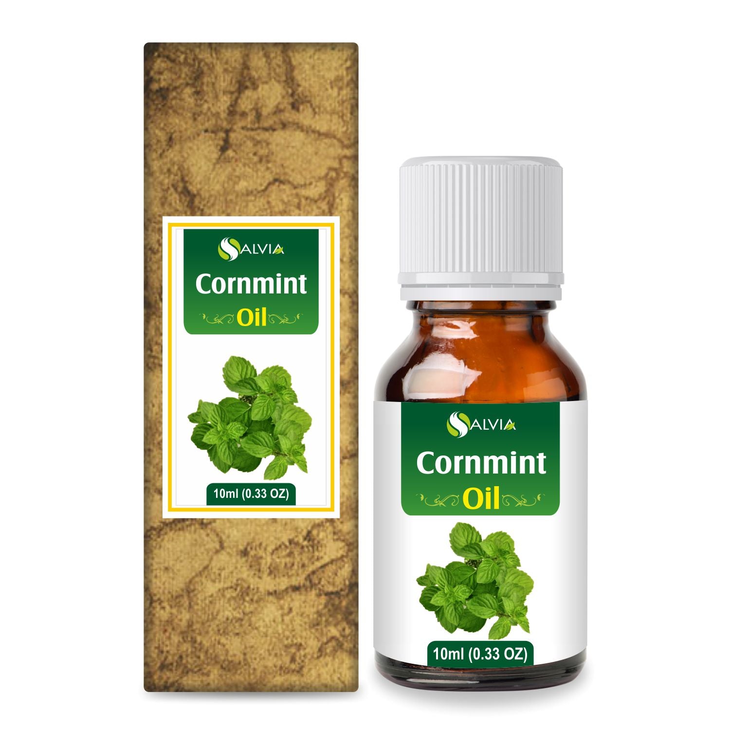 Salvia Natural Essential Oils 10ml Cornmint Oil (Mentha arvensis) 100% Natural Pure Essential Oil