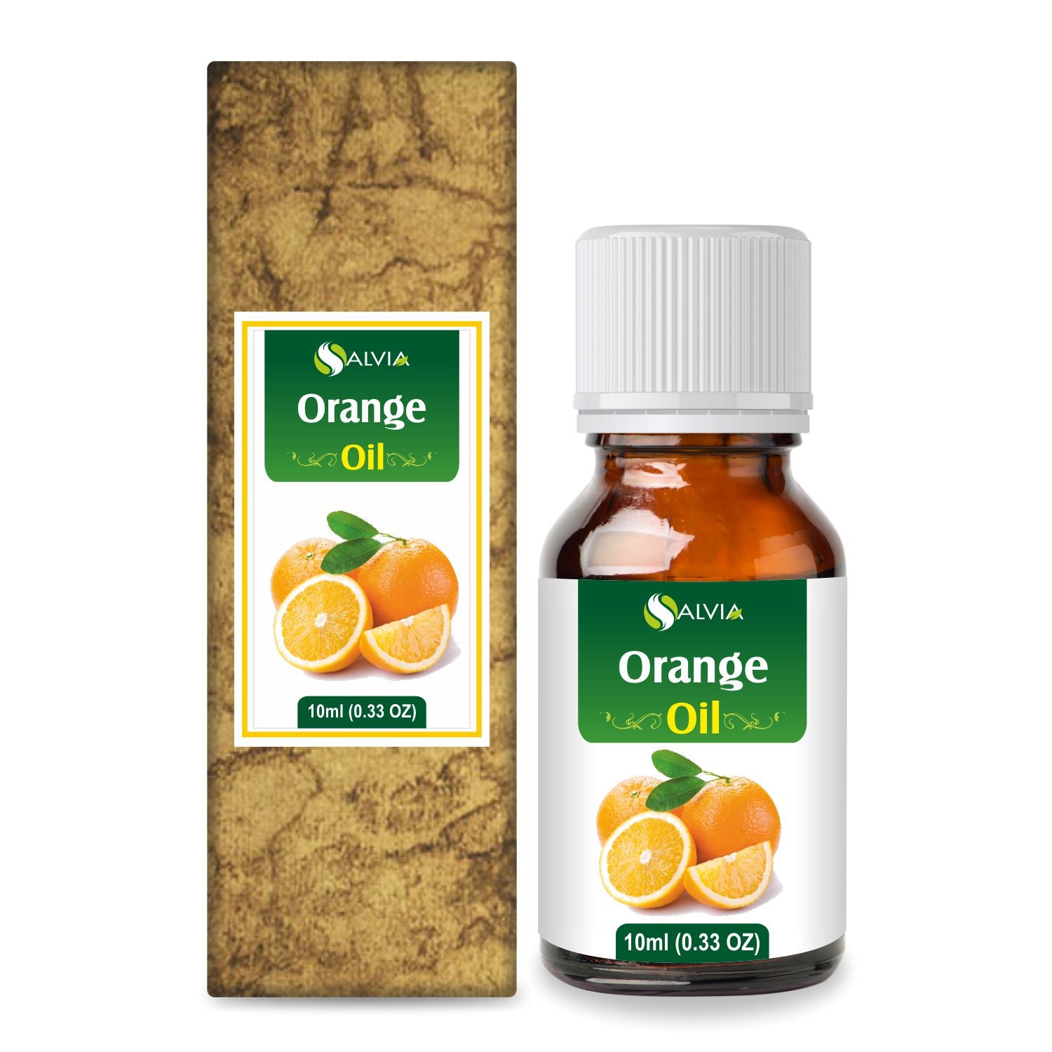 Salvia Natural Essential Oils 10ml Orange Oil (Citrus sinensis) 100% Natural Pure Essential Oil