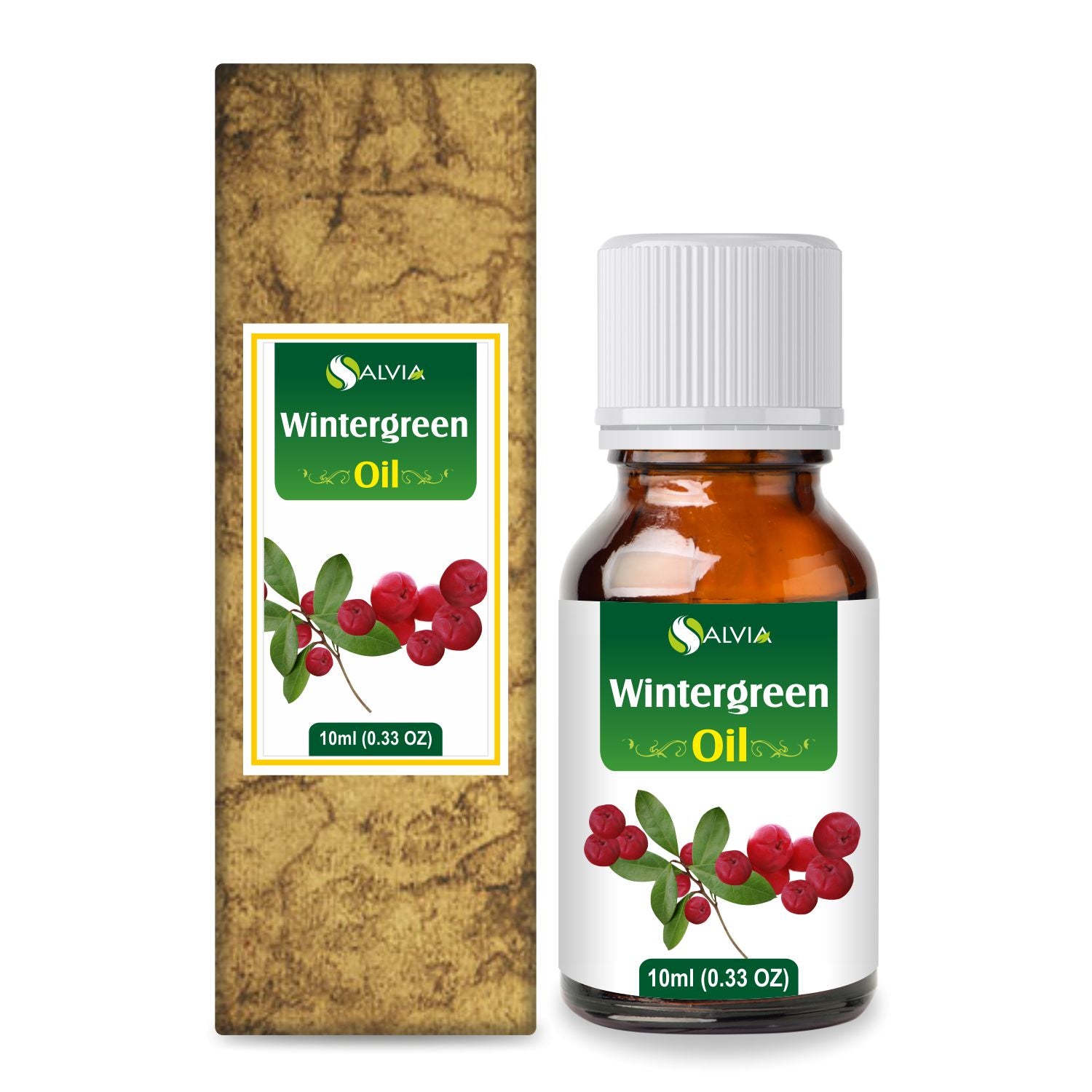 Salvia Natural Essential Oils 10ml Wintergreen Essential Oil