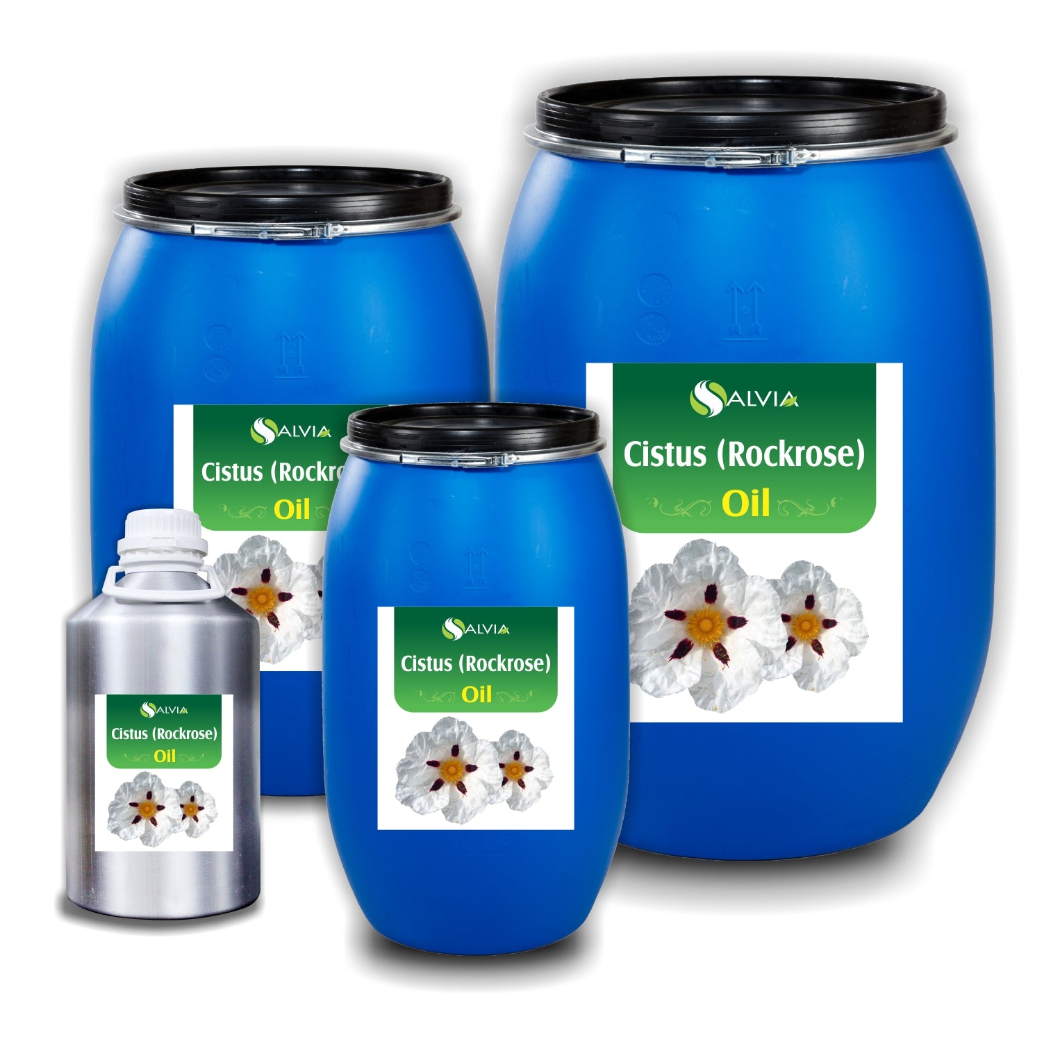 Salvia Natural Essential Oils 2000ml Cistus (Rockrose) Oil (Cistus-Ladaniferus) 100% Natural Pure Essential Oil
