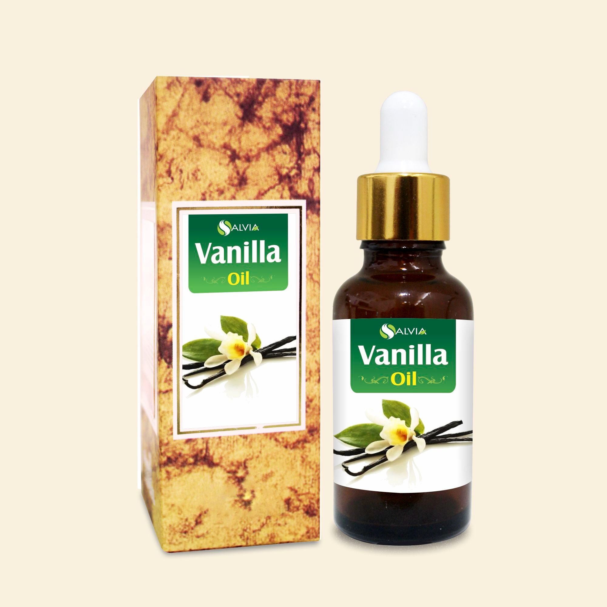 Salvia Natural Essential Oils,Best Essential Oils for Skin Vanilla Oil (Vanilla Planifolia) Pure & Undiluted oil