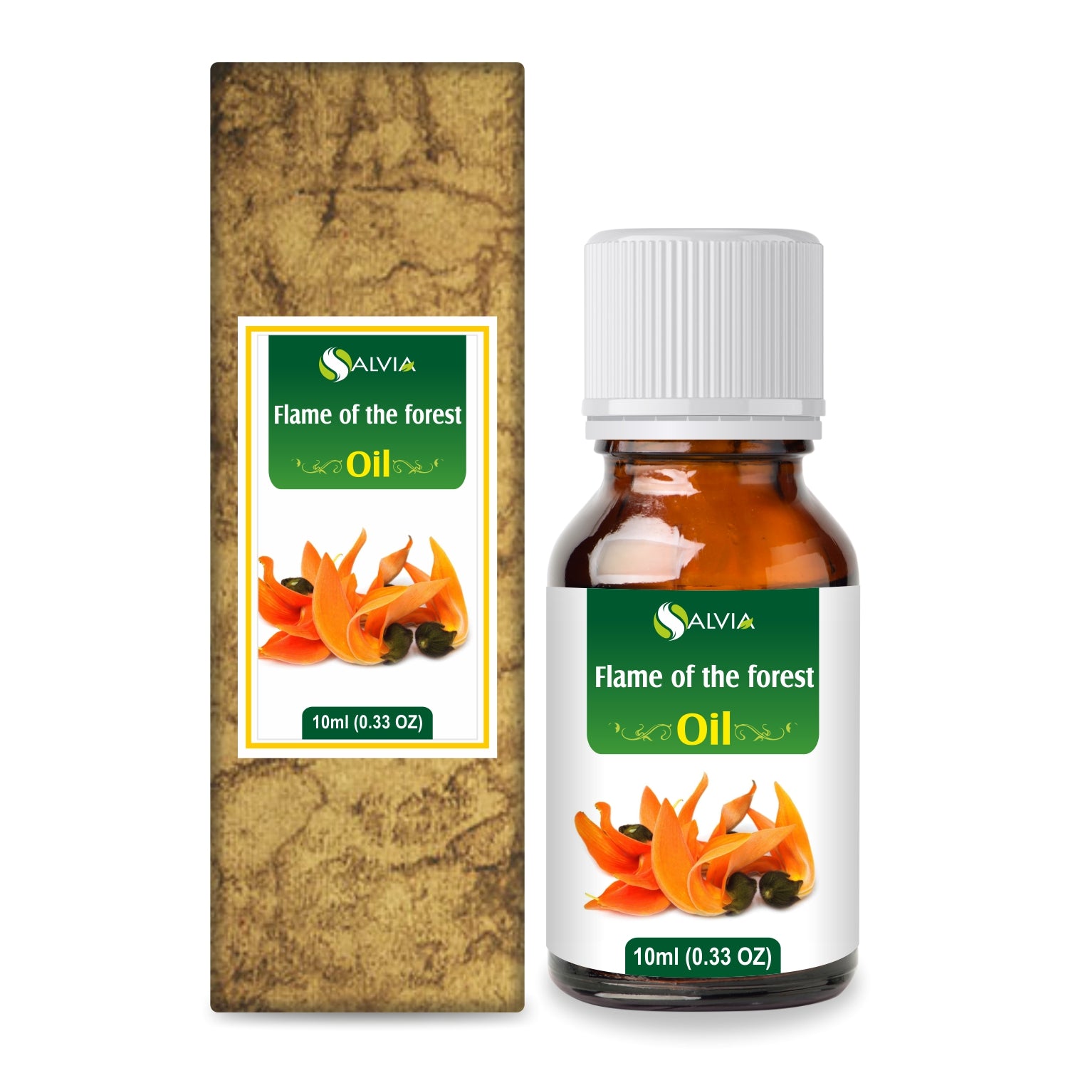 Salvia Natural Essential Oils,Dandruff,Greasy Oil,Anti Fungal,Anti-fungal Oil,Oil for Greasy Hair 10ml Flame of the Forest Oil
