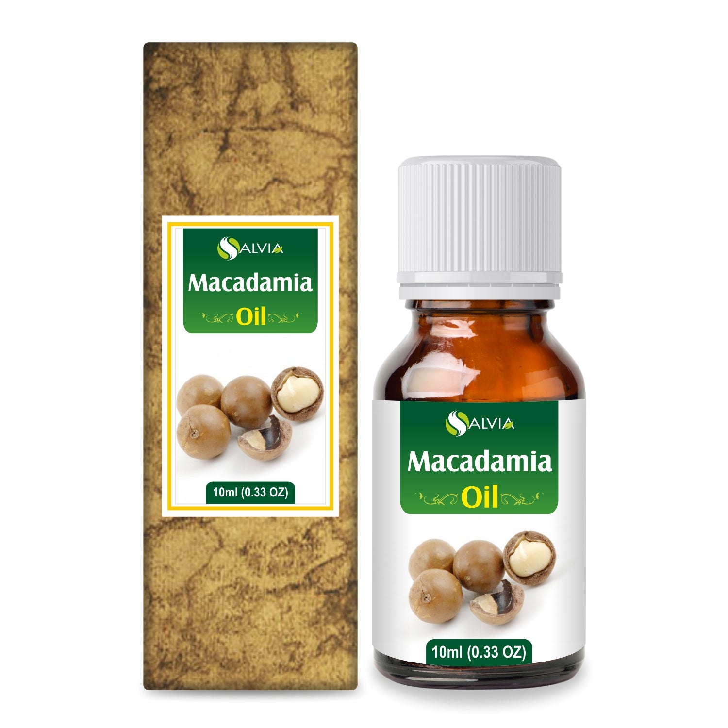 Salvia Natural Essential Oils,Dandruff,Greasy Oil,Anti Fungal,Anti-fungal Oil,Oil for Greasy Hair 10ml Macadamia Oil